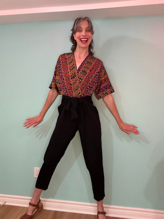 "ST PHALLE" PATTERNED JUMPSUIT