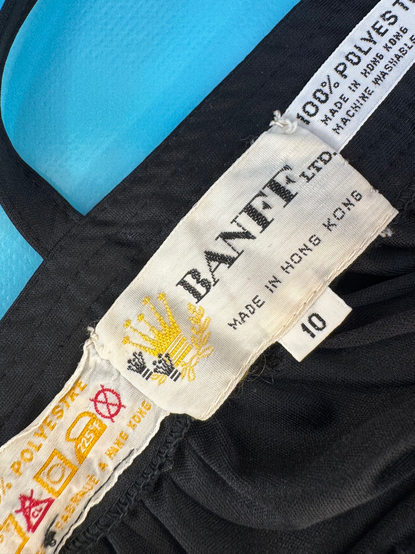 "BANFF" 70'S BLACK MAXI DRESS