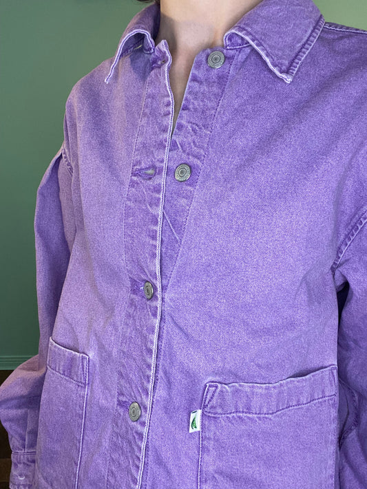 VINTAGE LEVI STRAUSS PURPLE DEMIN JACKET