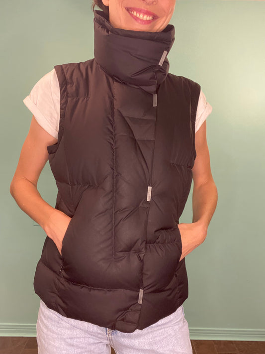 "MEXX" BLACK PUFFER DOWN VEST