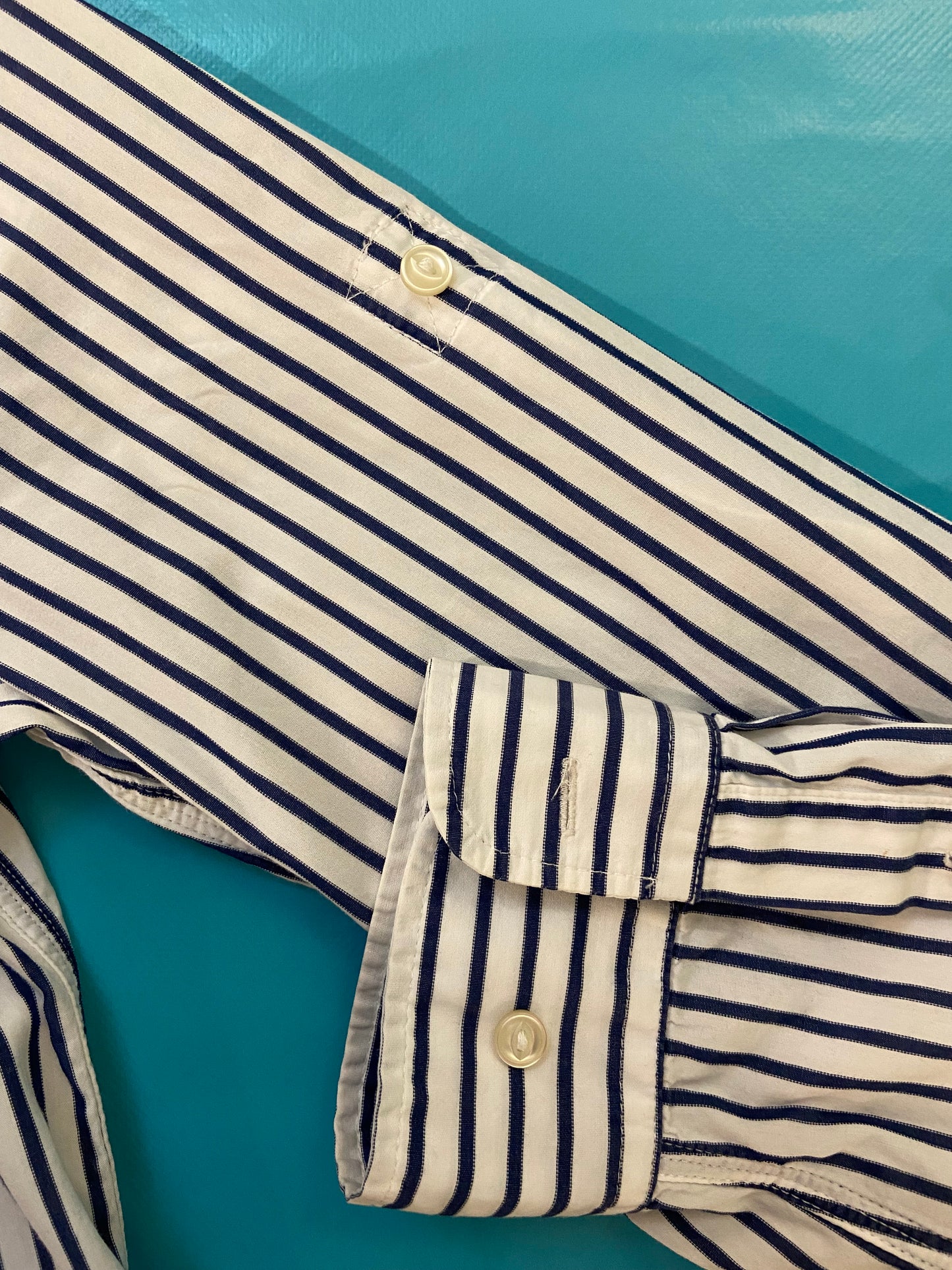 VINTAGE 90s "LAUREN by RALPH LAUREN" STRIPED OFFICE SHIRT