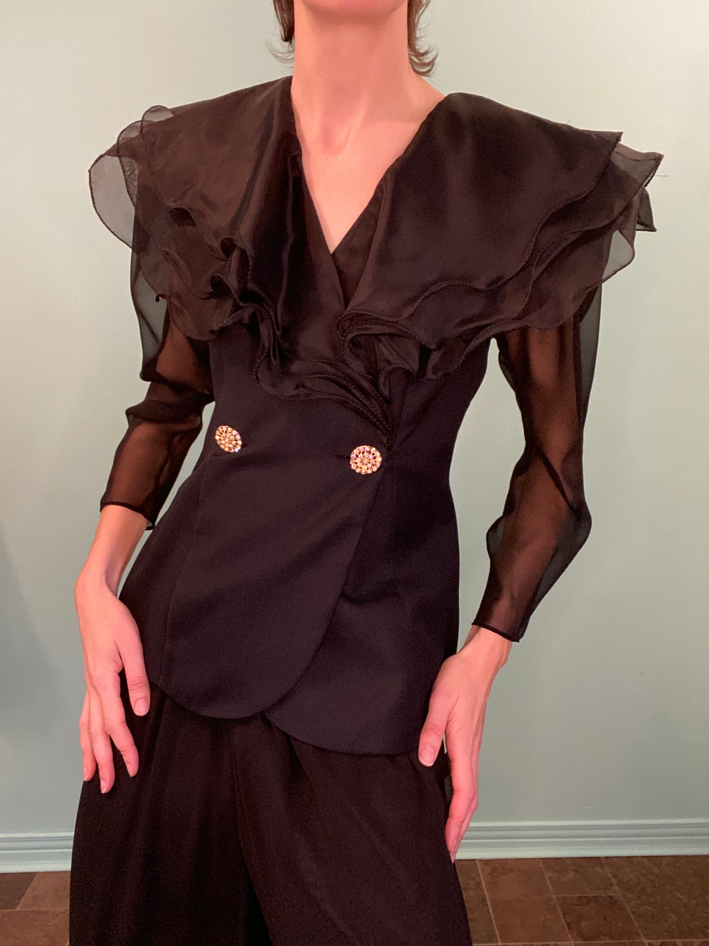 VINTAGE 90'S  “LORI ANN” FORMAL TWO PIECE SUIT