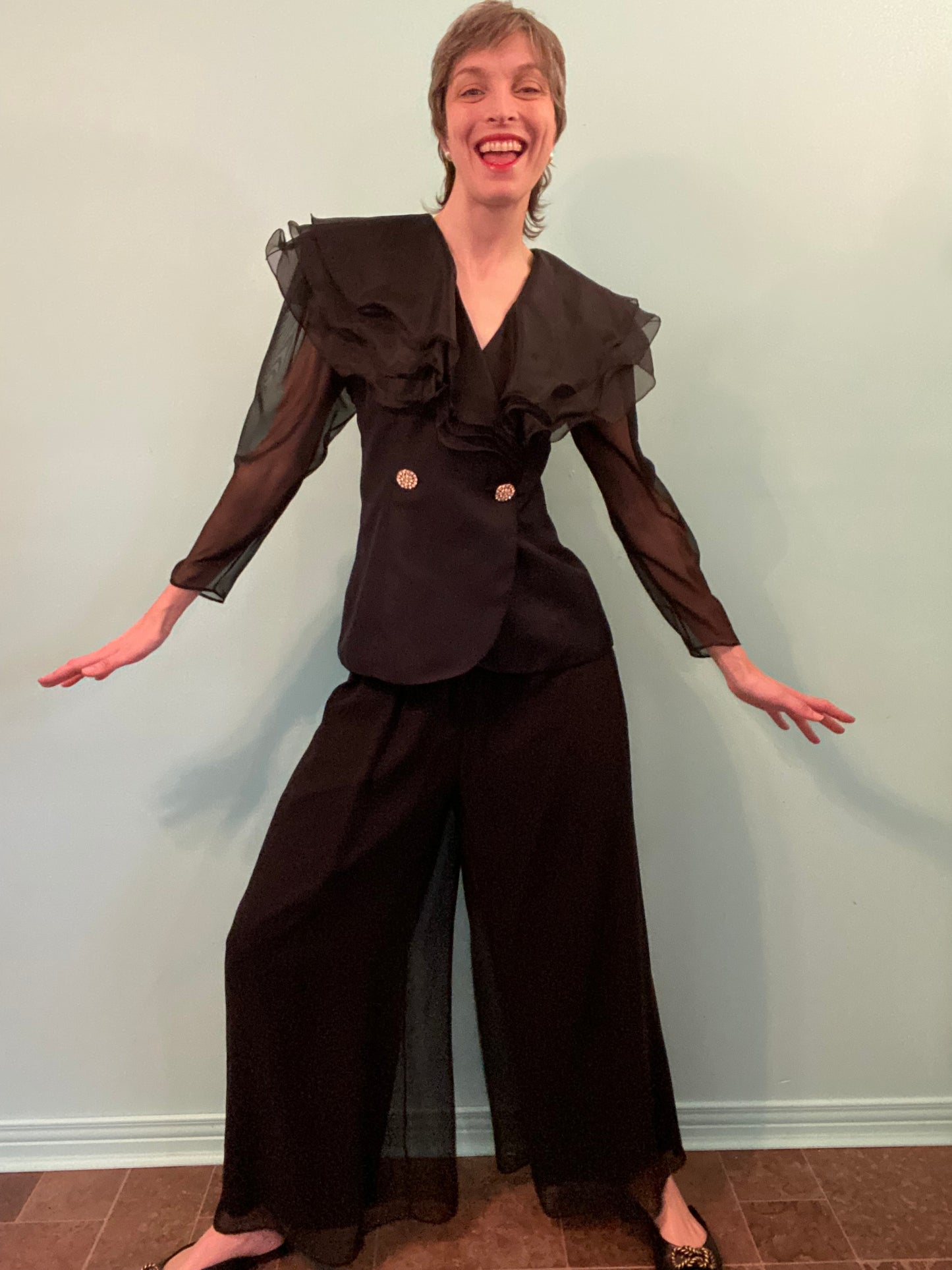 VINTAGE 90'S  “LORI ANN” FORMAL TWO PIECE SUIT