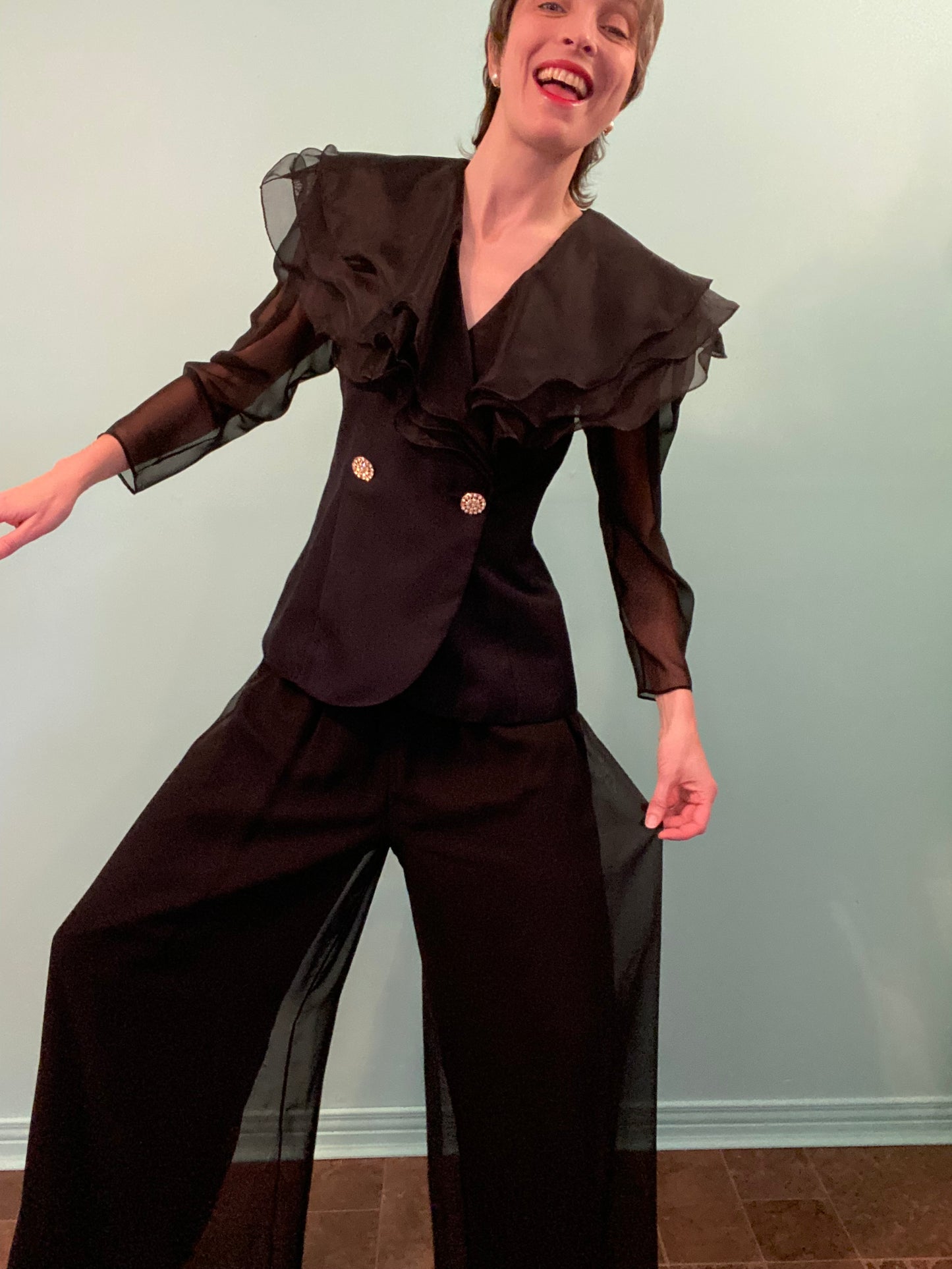 VINTAGE 90'S  “LORI ANN” FORMAL TWO PIECE SUIT