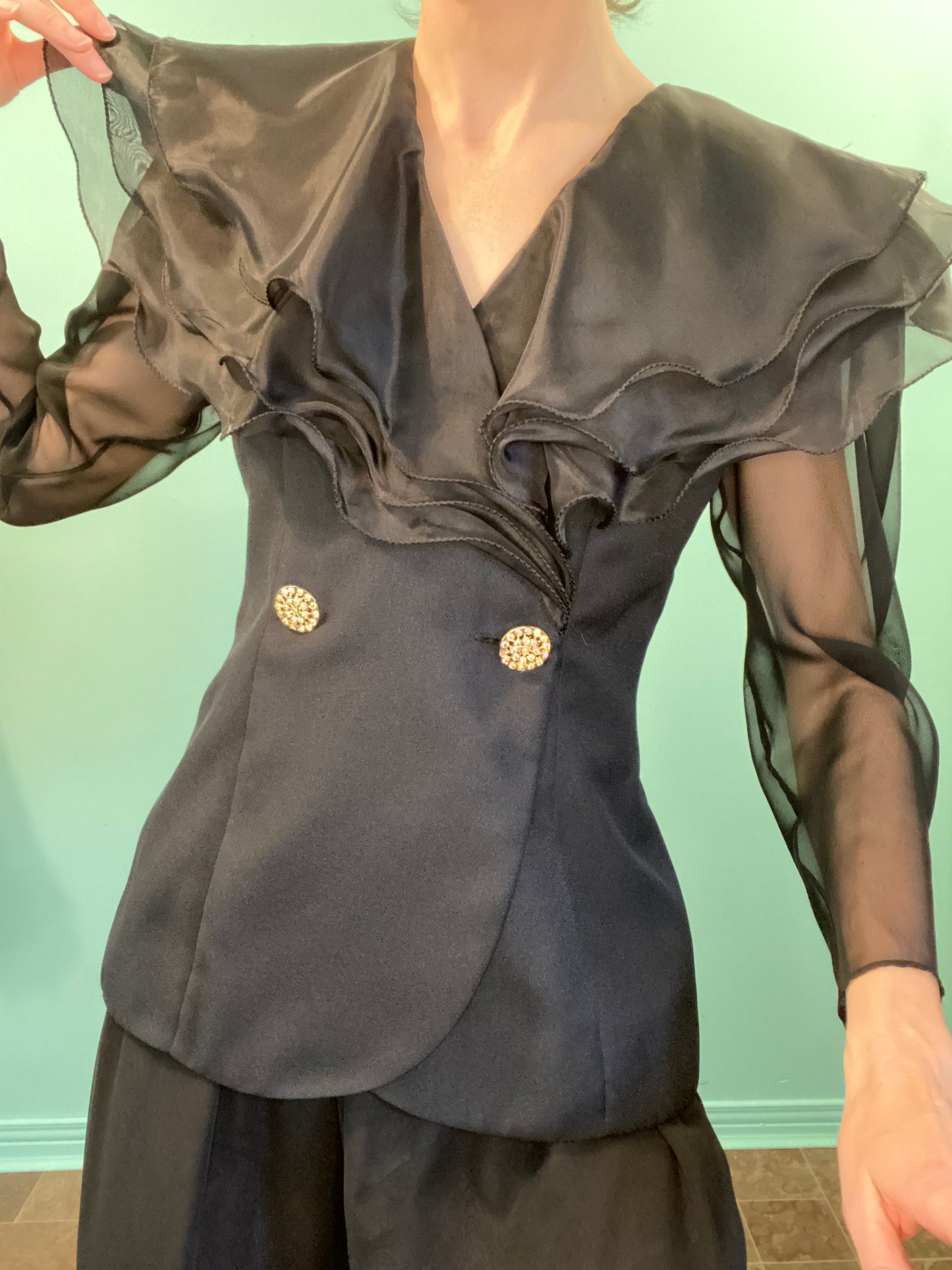 VINTAGE 90'S  “LORI ANN” FORMAL TWO PIECE SUIT