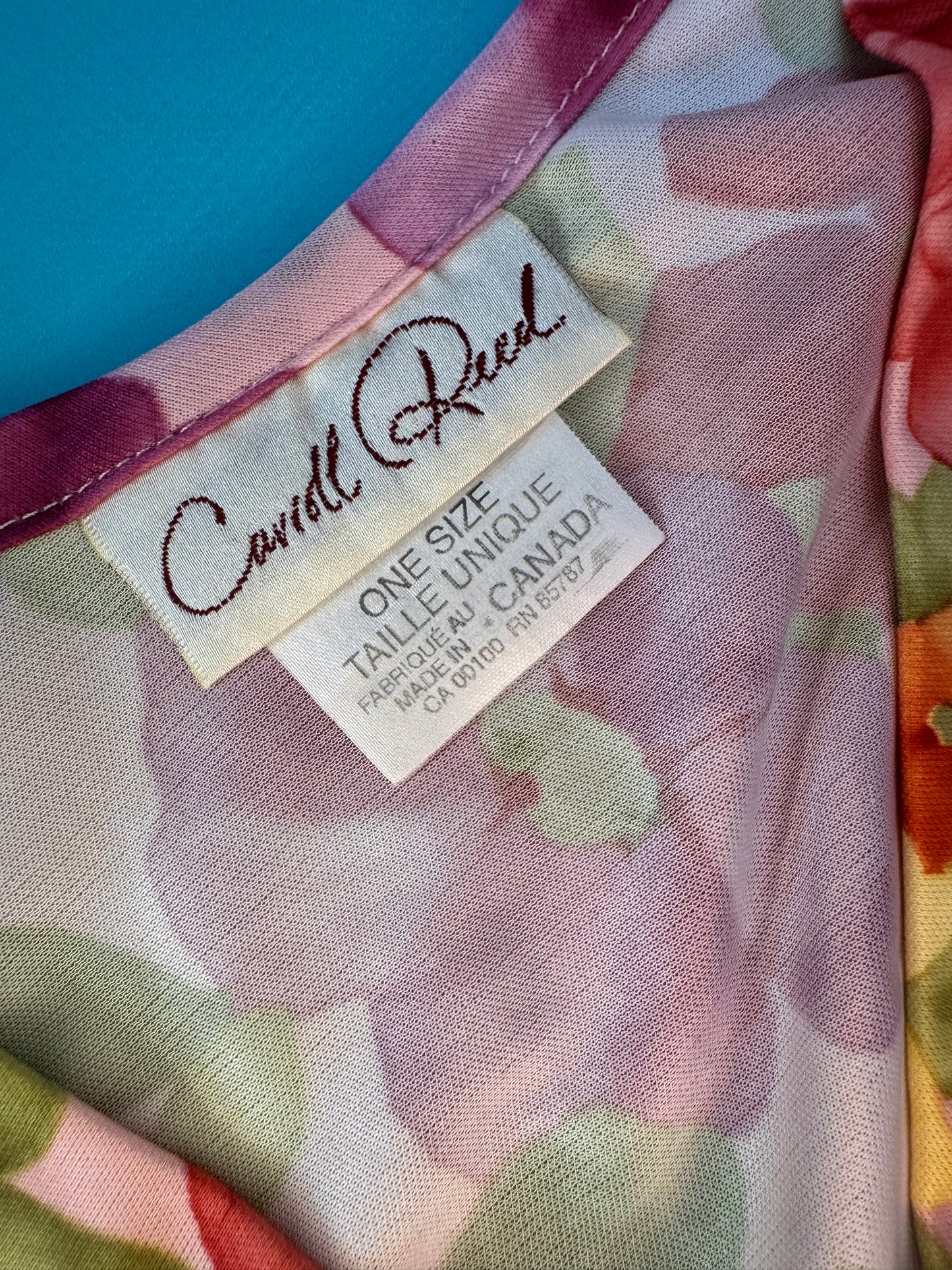 "CAROL REED" FLORAL LOUNGE DRESS (MUUMUU)