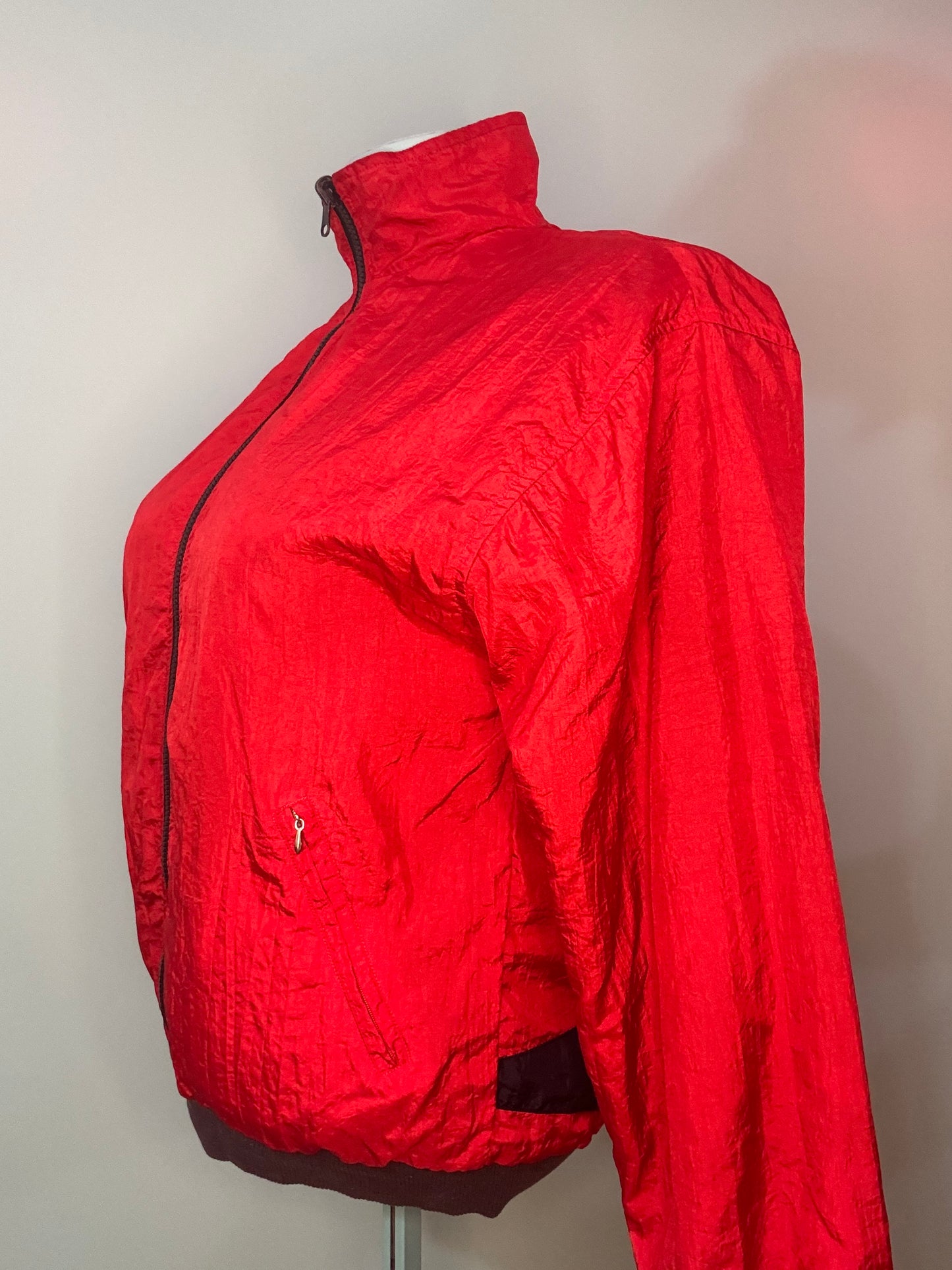 REVERSIBLE SAILING THEMED RED AND NAVY WINDBREAKER