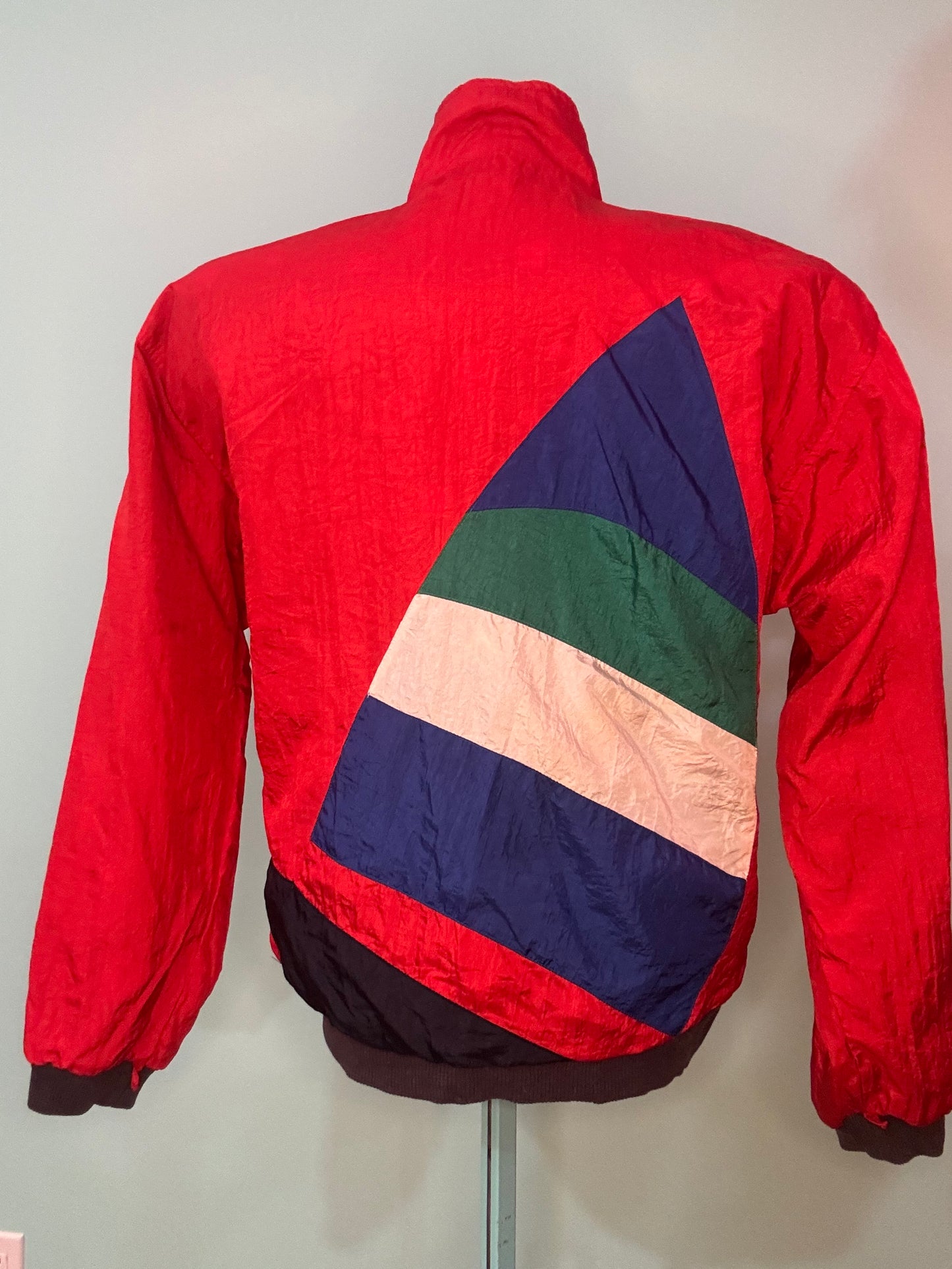 REVERSIBLE SAILING THEMED RED AND NAVY WINDBREAKER