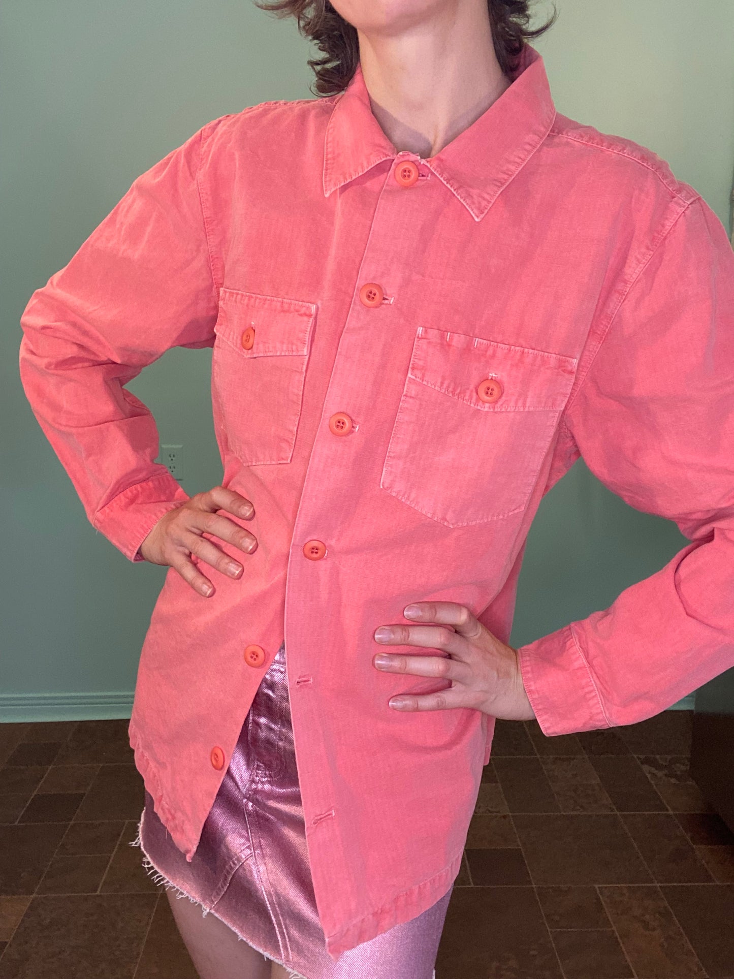 Y2K VINTAGE "STUSSY" WORK SHIRT