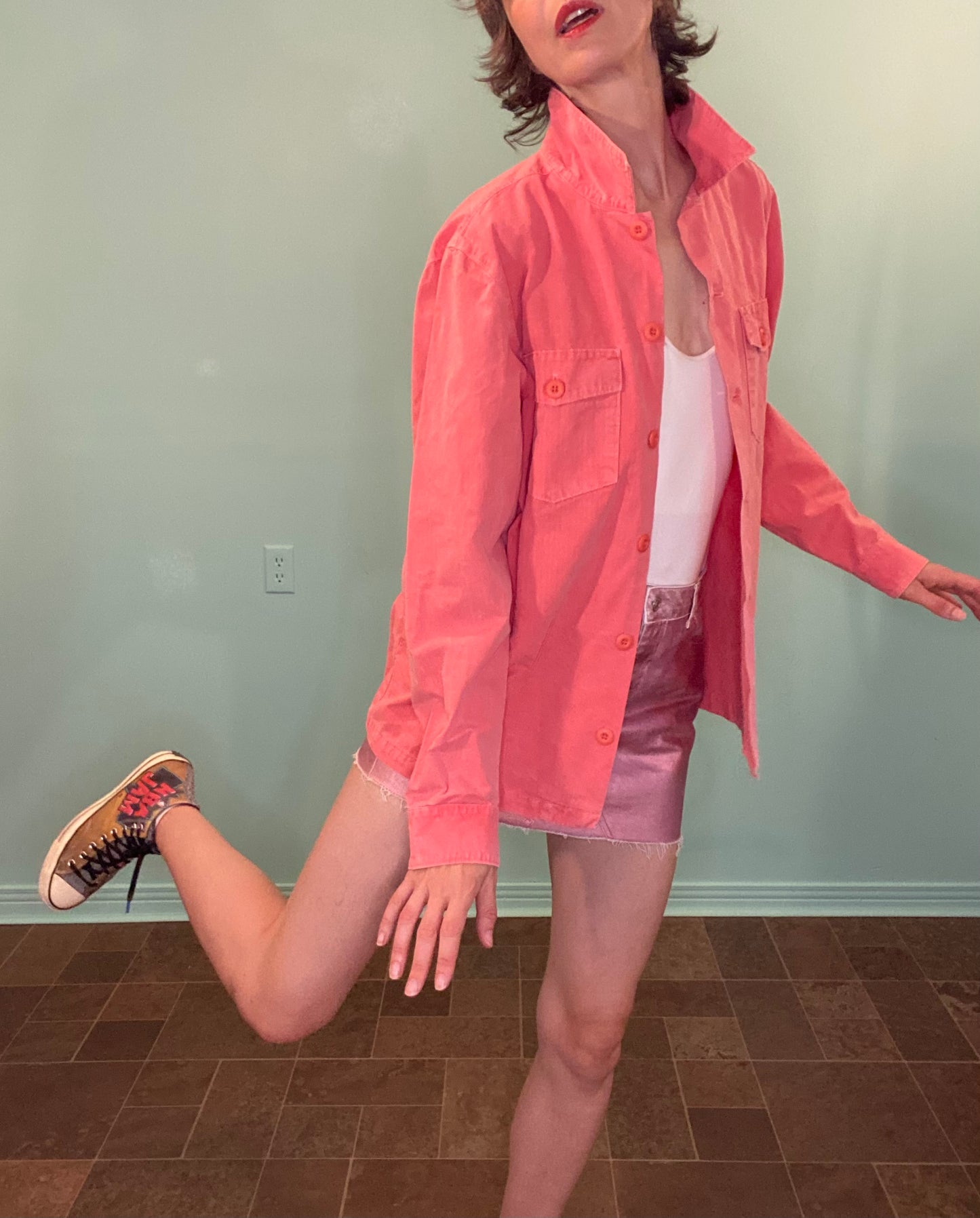 Y2K VINTAGE "STUSSY" WORK SHIRT