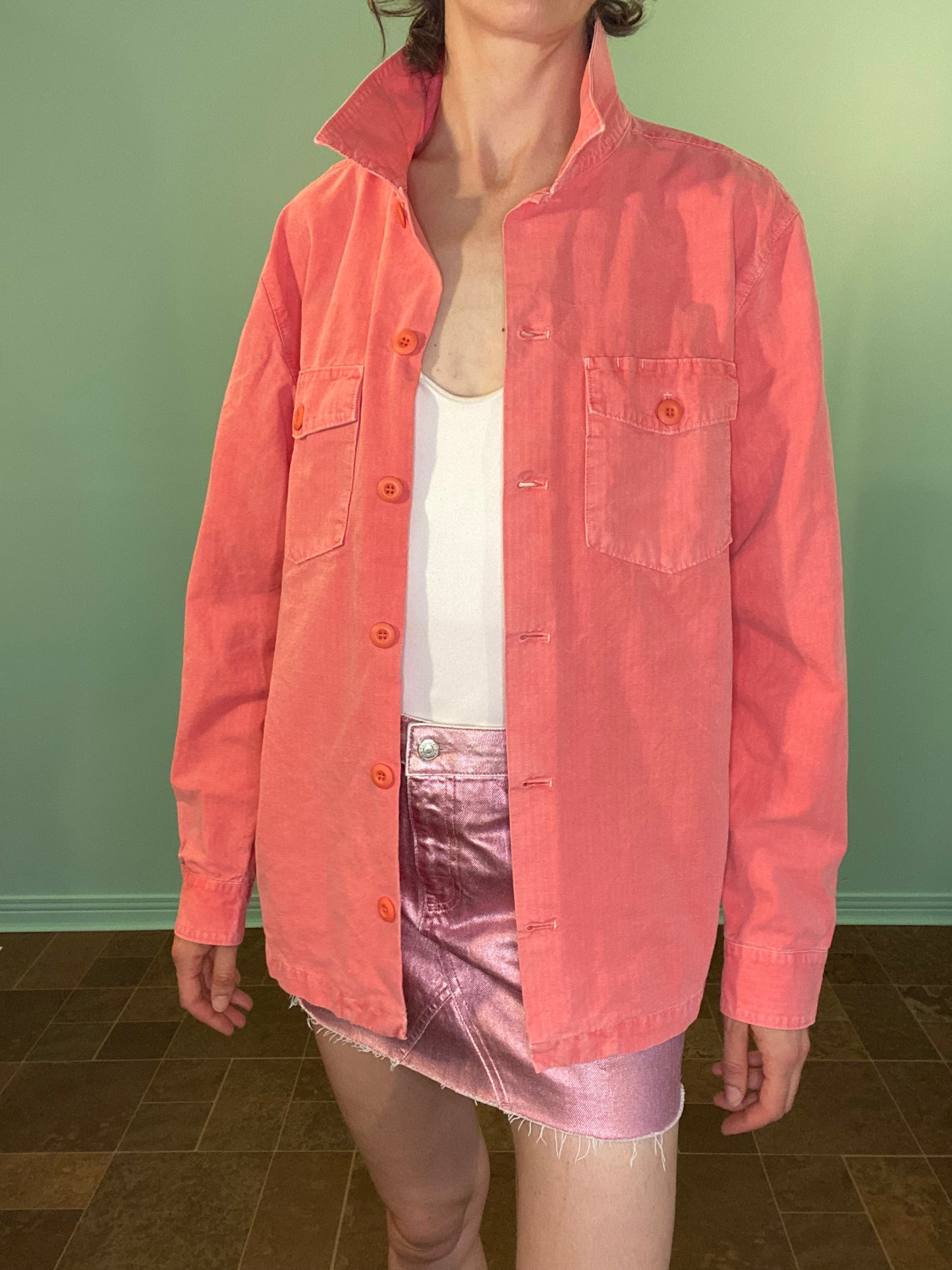 Y2K VINTAGE "STUSSY" WORK SHIRT