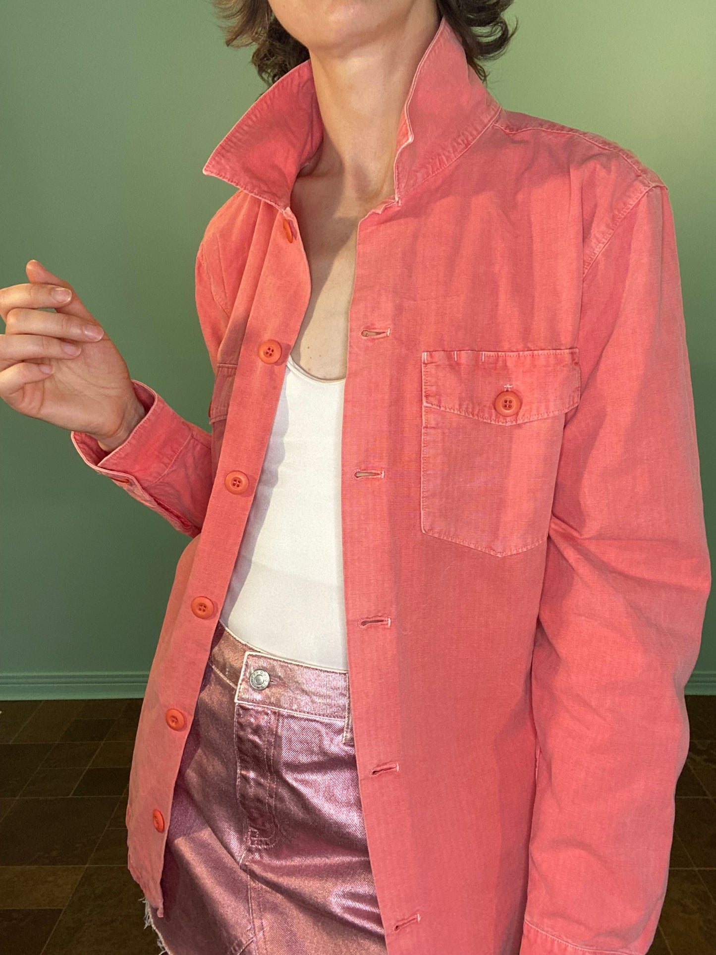 Y2K VINTAGE "STUSSY" WORK SHIRT