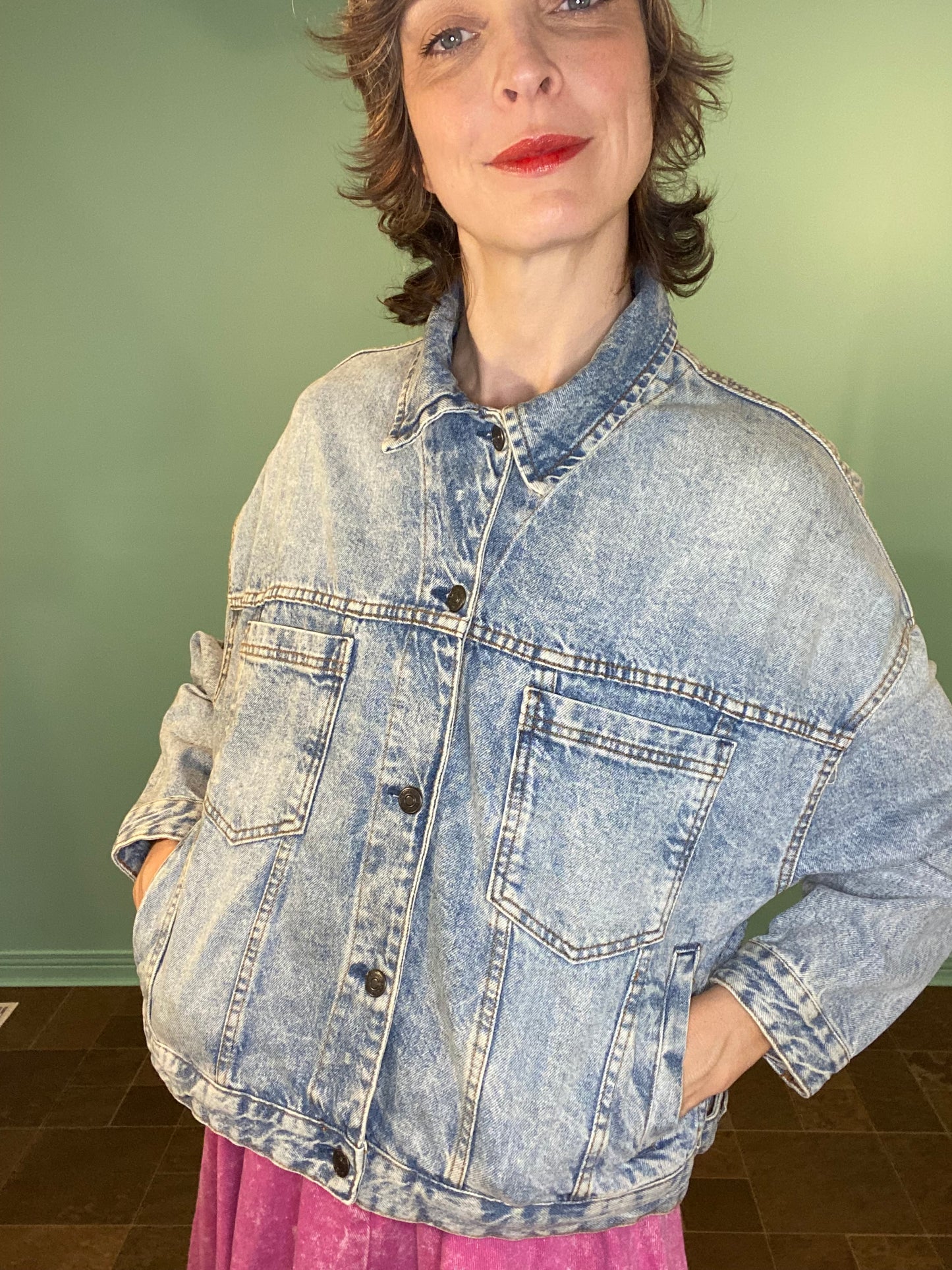 "FREE PEOPLE" ***NEW WITH TAGS DENIM JACKET