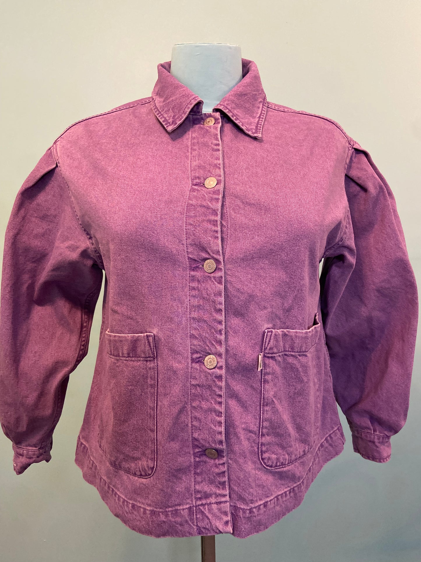 VINTAGE LEVI STRAUSS PURPLE DEMIN JACKET