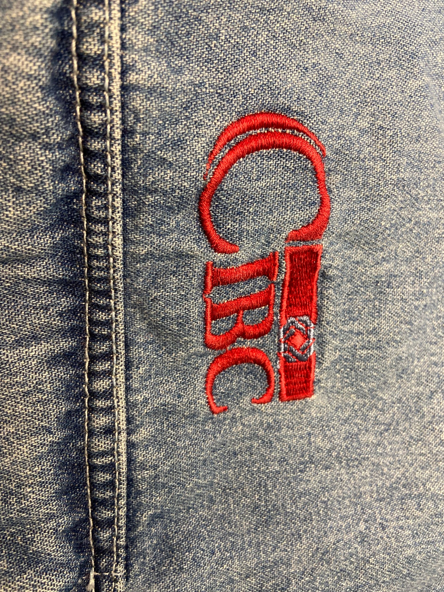 VINTAGE "CIBC" DENIM SHIRT