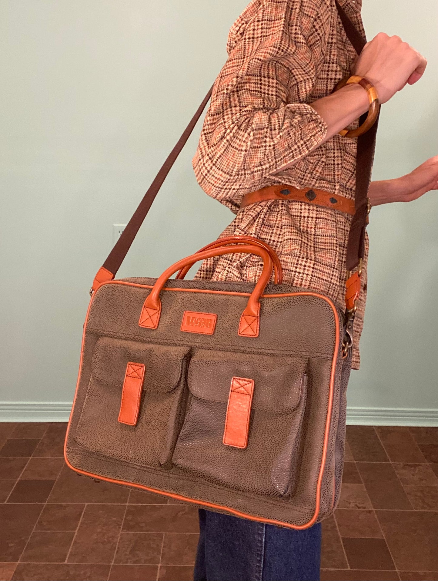 VINTAGE 90'S "MAGGIE B" BRIEFCASE