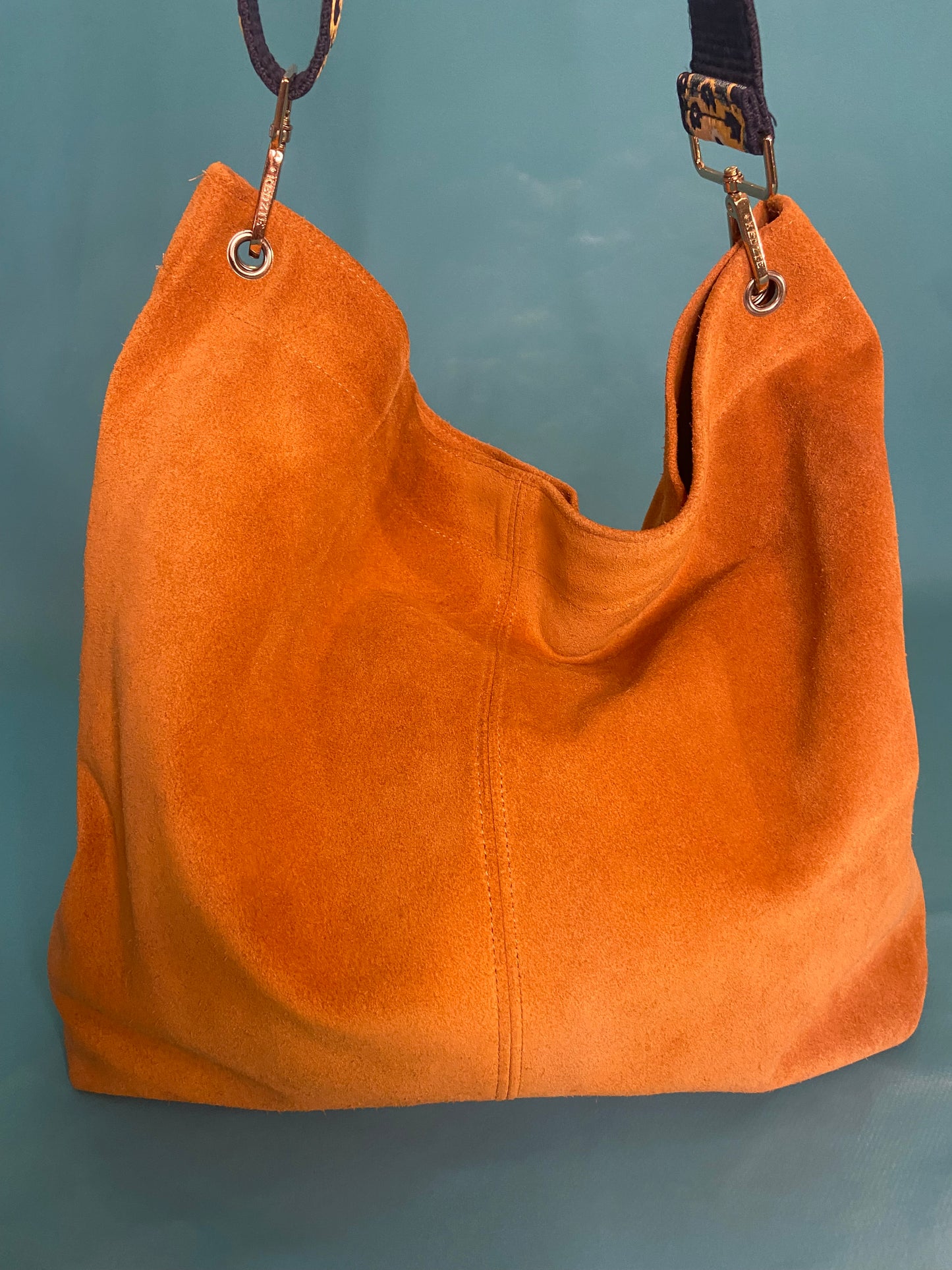 SUEDE "OWEN BARRY" SHOULDER BAG