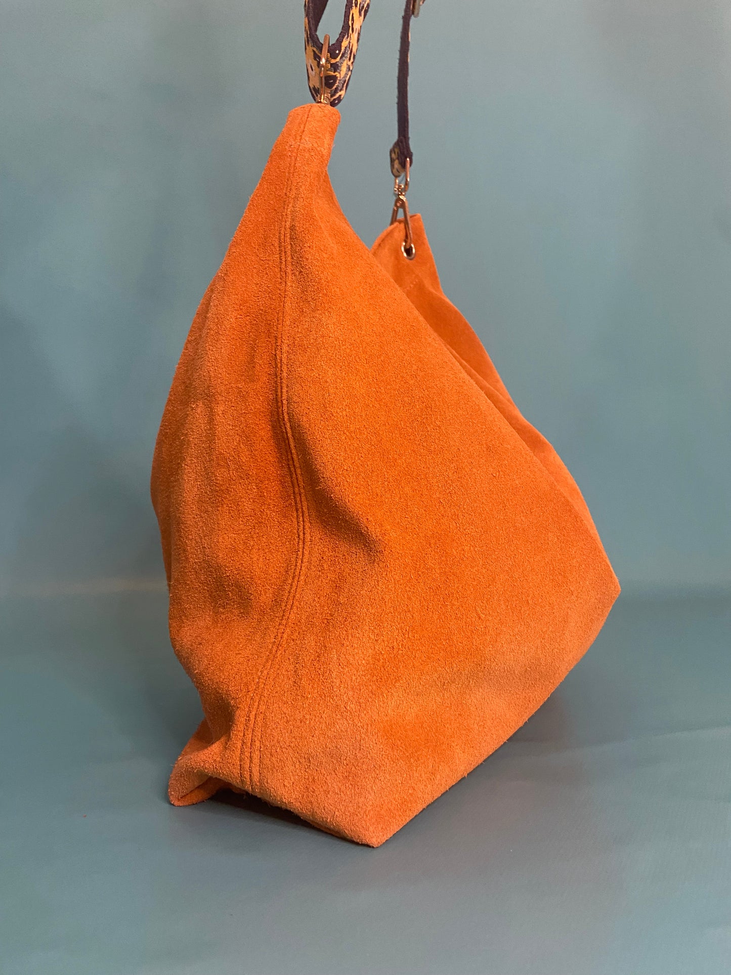 SUEDE "OWEN BARRY" SHOULDER BAG
