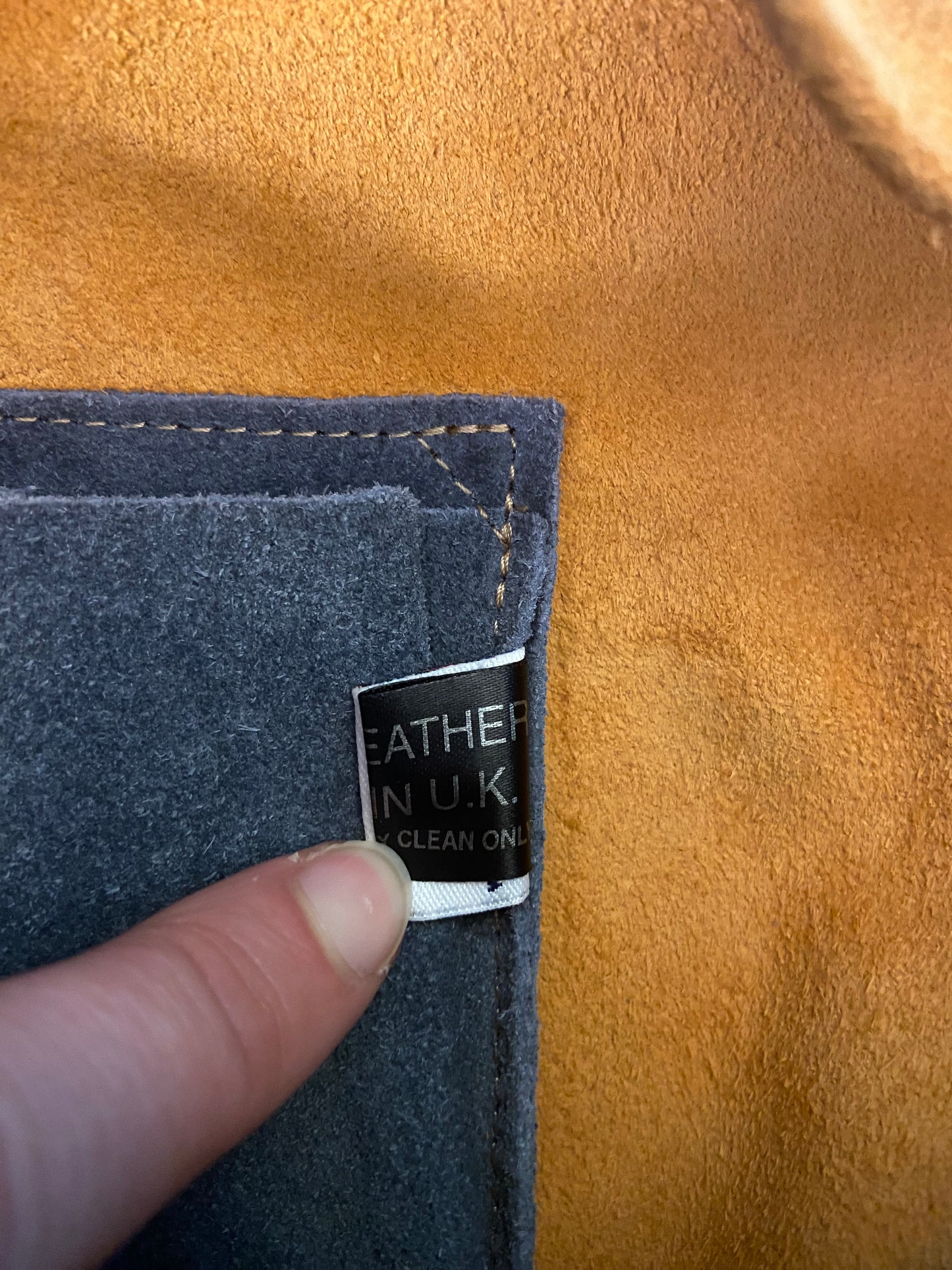 SUEDE "OWEN BARRY" SHOULDER BAG