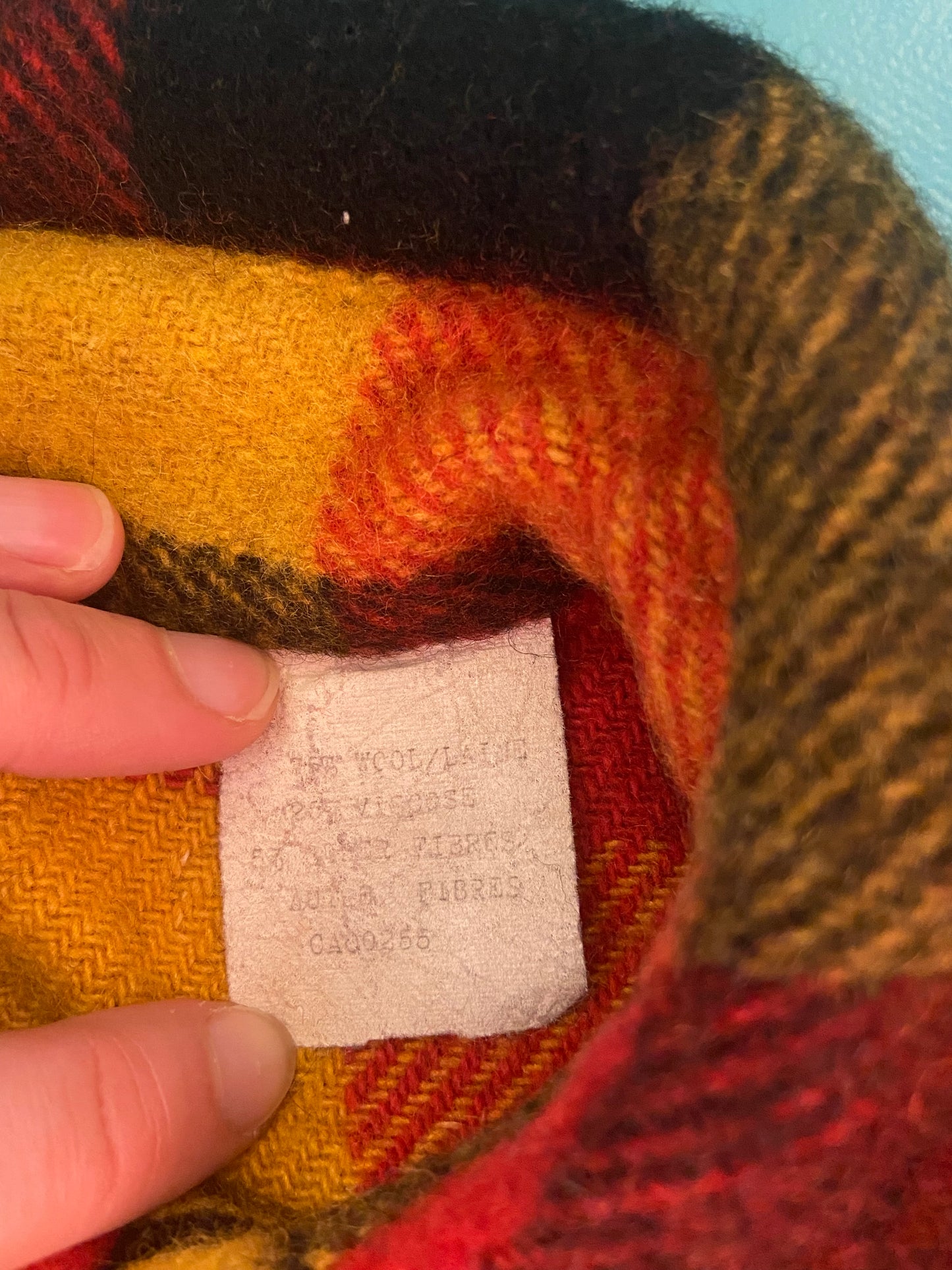 VINTAGE %100 WOOL "CARRIAGE CLUB" PLAID LUMBERJACK SHIRT