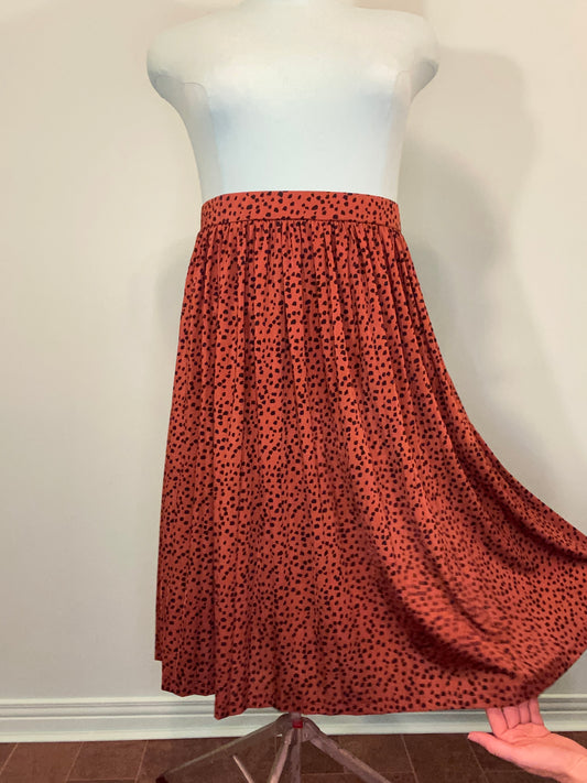 "ELOQUII" PEBBLES FLINSTONE PRINT SKIRT