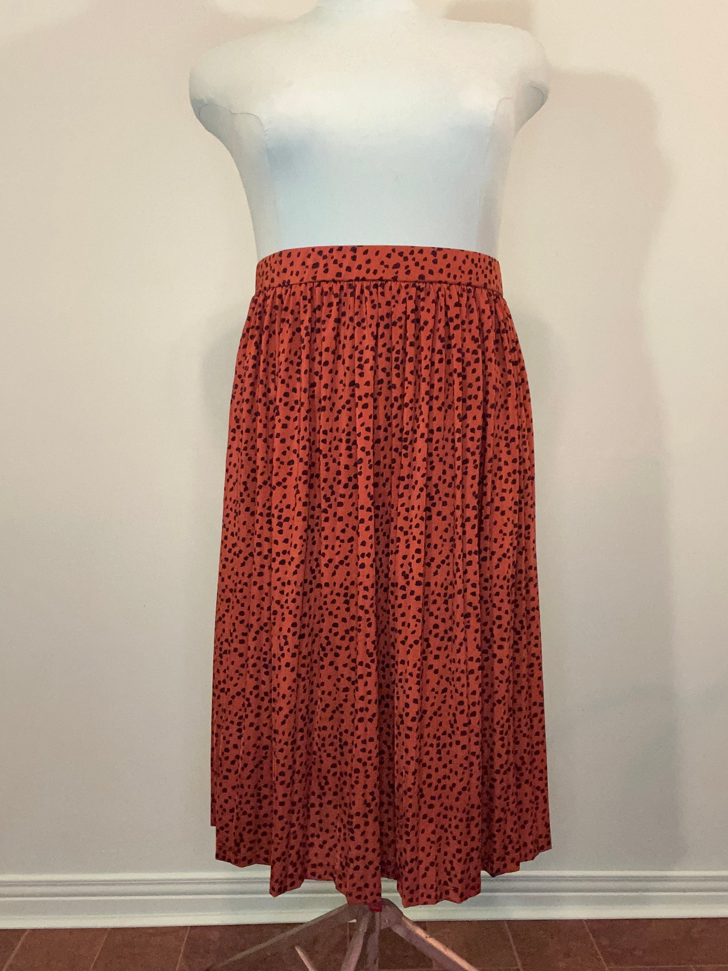 "ELOQUII" PEBBLES FLINSTONE PRINT SKIRT