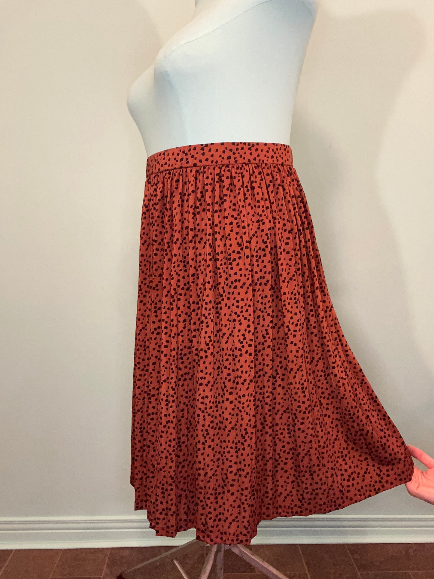 "ELOQUII" PEBBLES FLINSTONE PRINT SKIRT