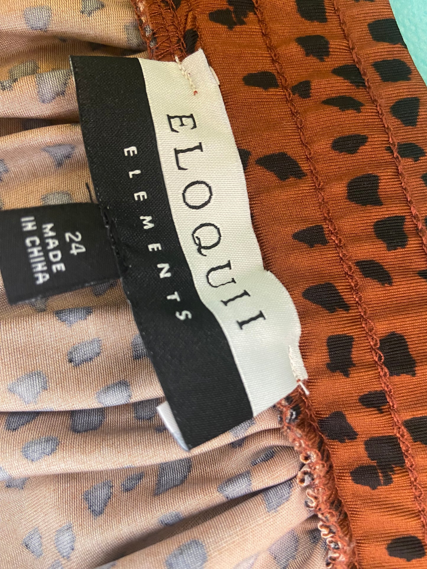 "ELOQUII" PEBBLES FLINSTONE PRINT SKIRT