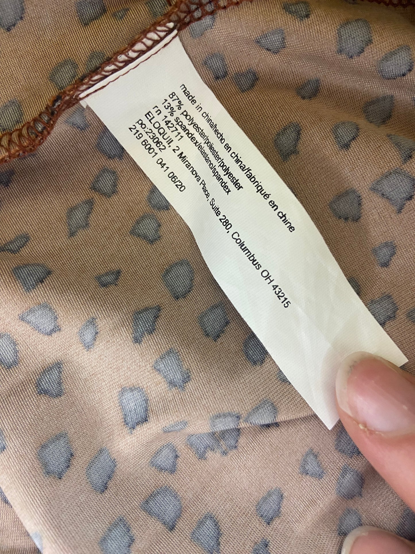 "ELOQUII" PEBBLES FLINSTONE PRINT SKIRT