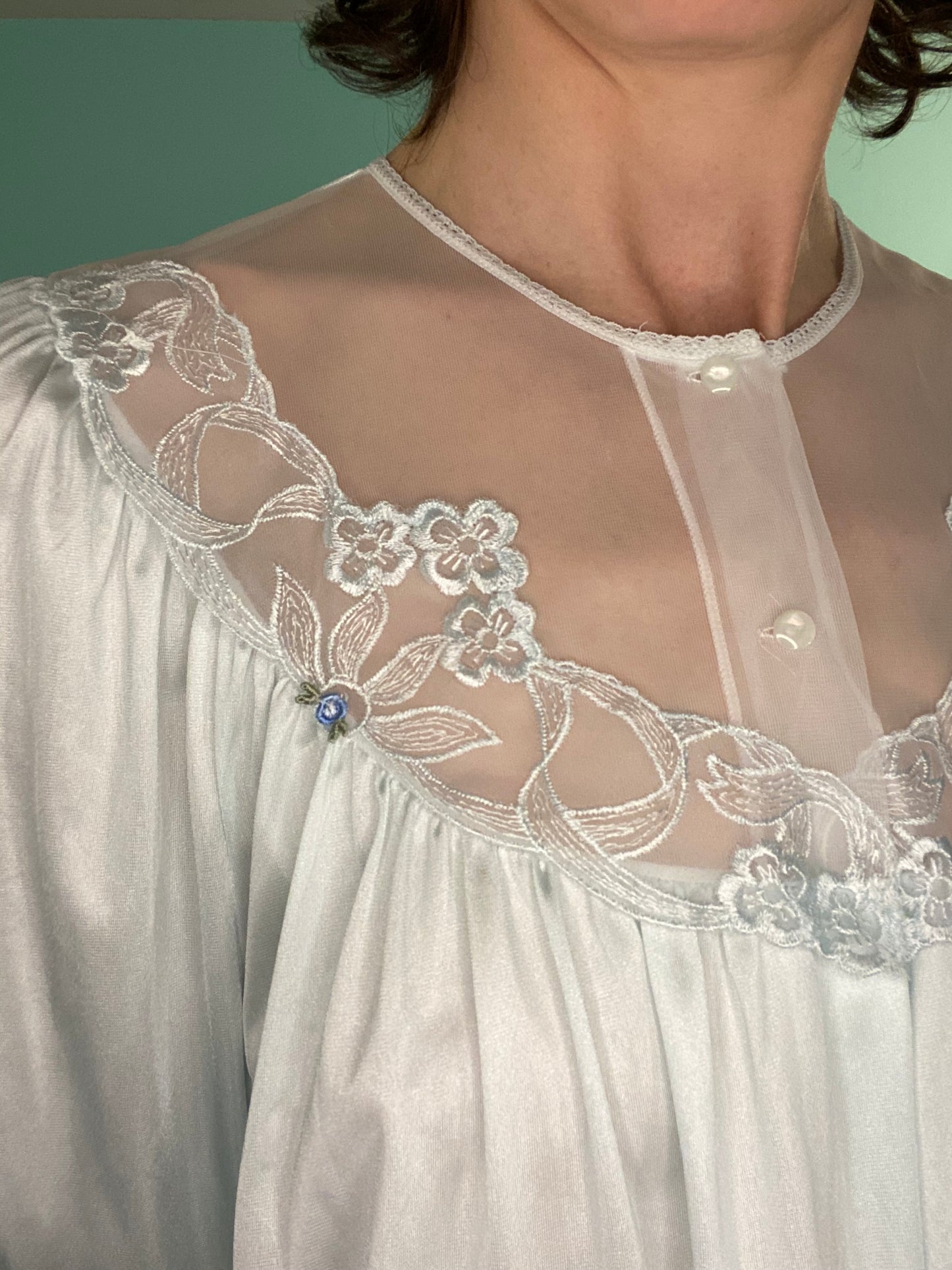 VINTAGE "EATON VANITY FAIR" LINGERIE TOP/JACKET/COVER UP