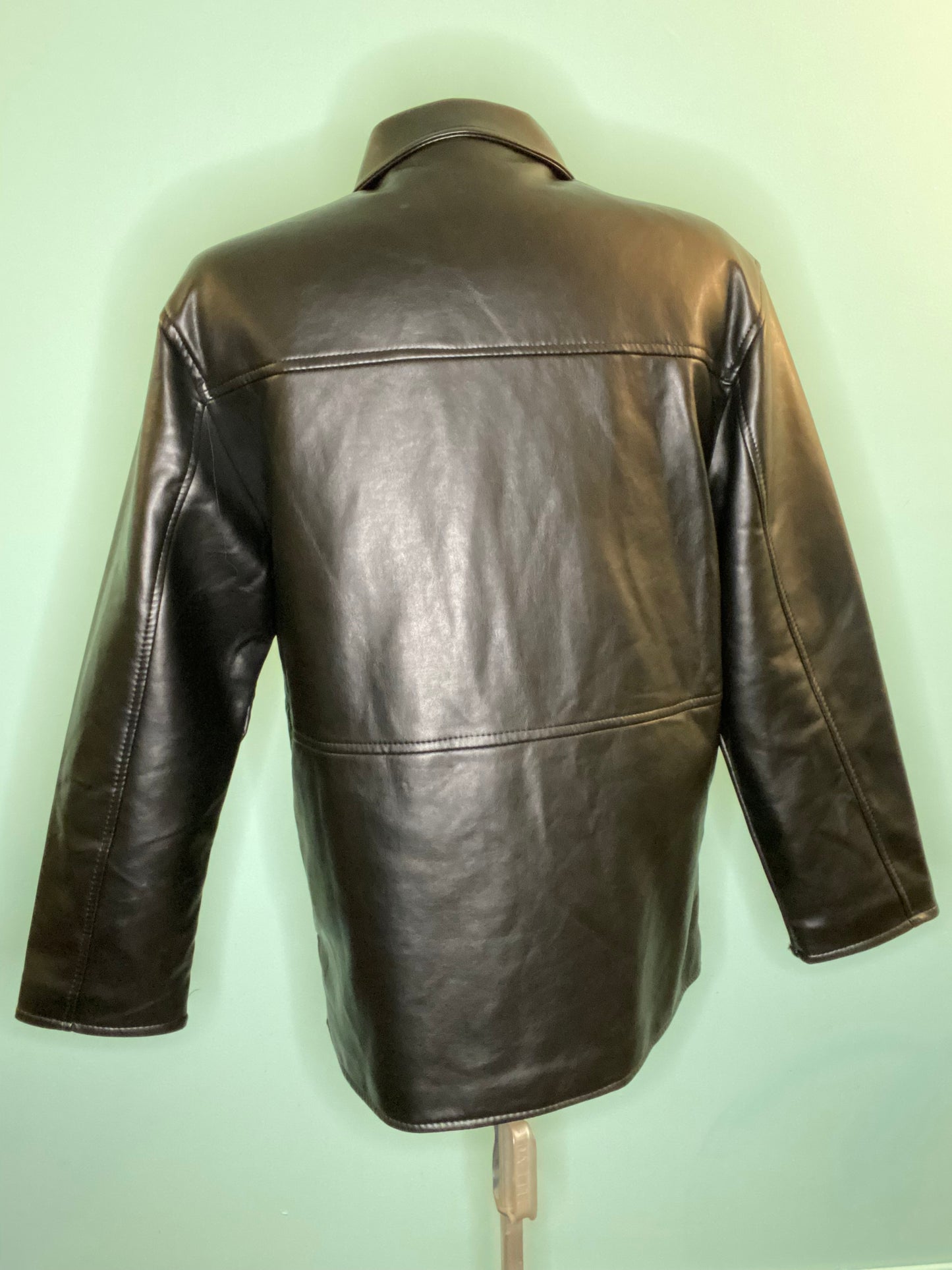MID 2000'S BLACK LEATHER JACKET ***NEW WITH TAGS