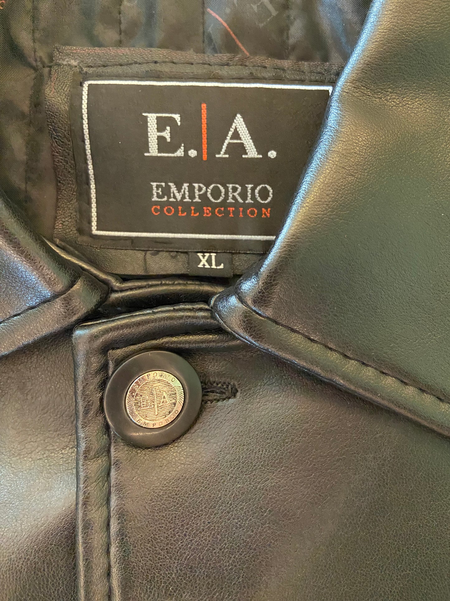 MID 2000'S BLACK LEATHER JACKET ***NEW WITH TAGS