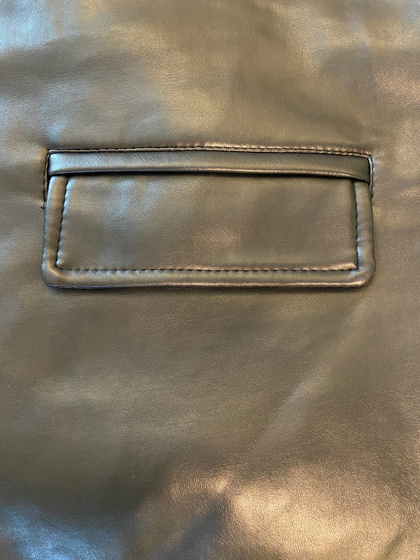 MID 2000'S BLACK LEATHER JACKET ***NEW WITH TAGS