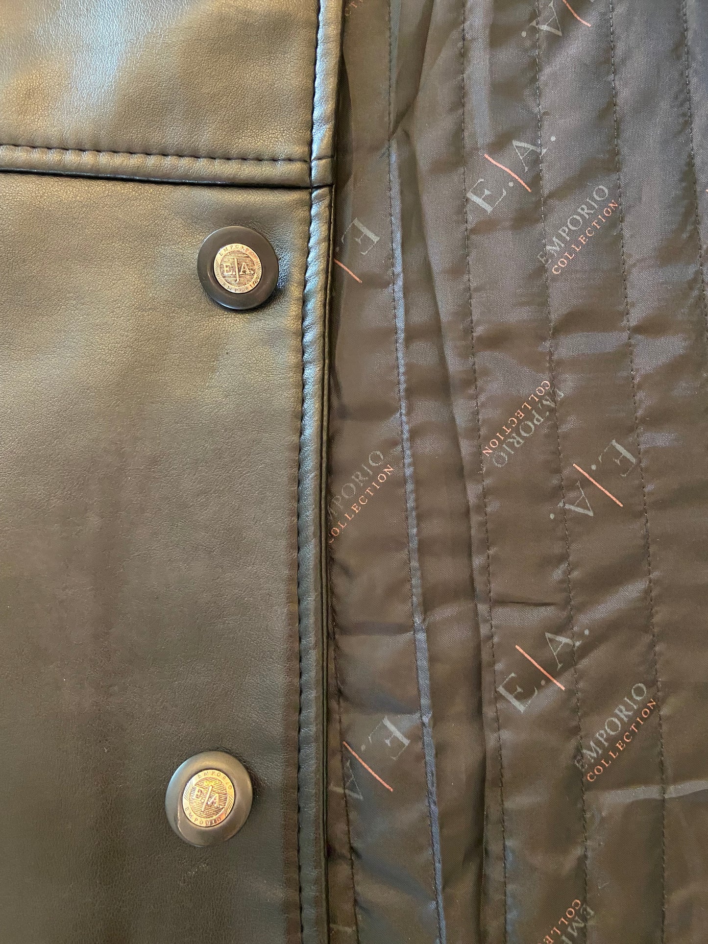 MID 2000'S BLACK LEATHER JACKET ***NEW WITH TAGS