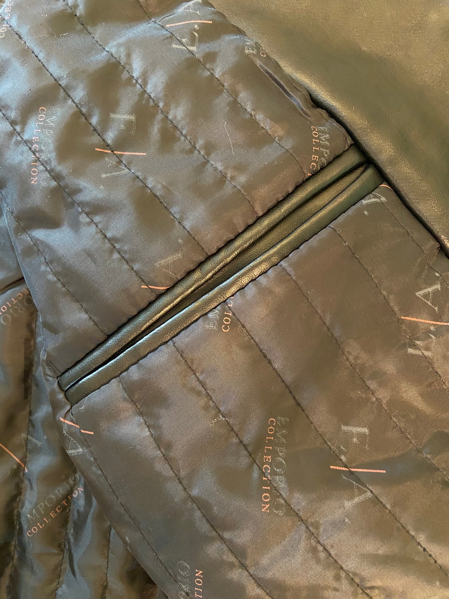 MID 2000'S BLACK LEATHER JACKET ***NEW WITH TAGS