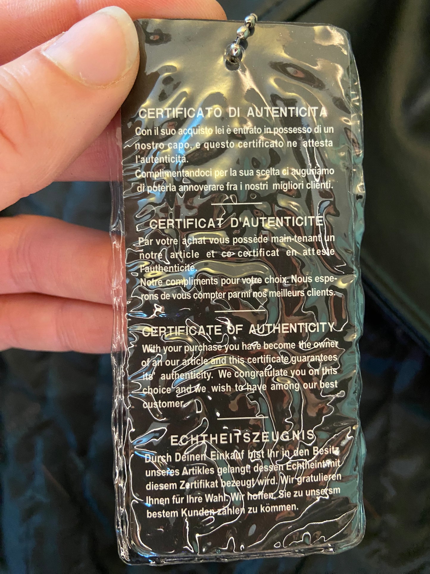 MID 2000'S BLACK LEATHER JACKET ***NEW WITH TAGS