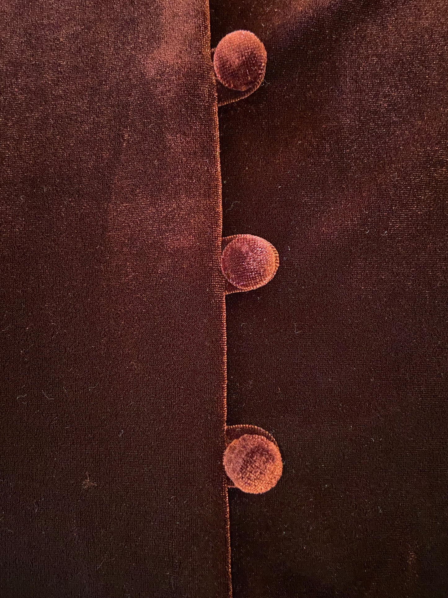 VINTAGE 90S "MICHEAL ANTONI STUDIO" STRETCH VELVET LONG SLEEVE SHIRT