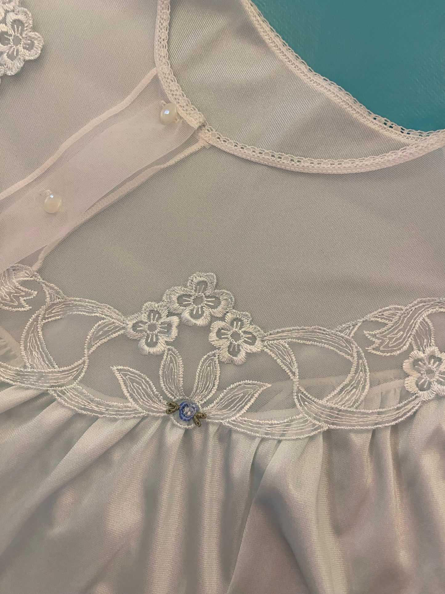 VINTAGE "EATON VANITY FAIR" LINGERIE TOP/JACKET/COVER UP