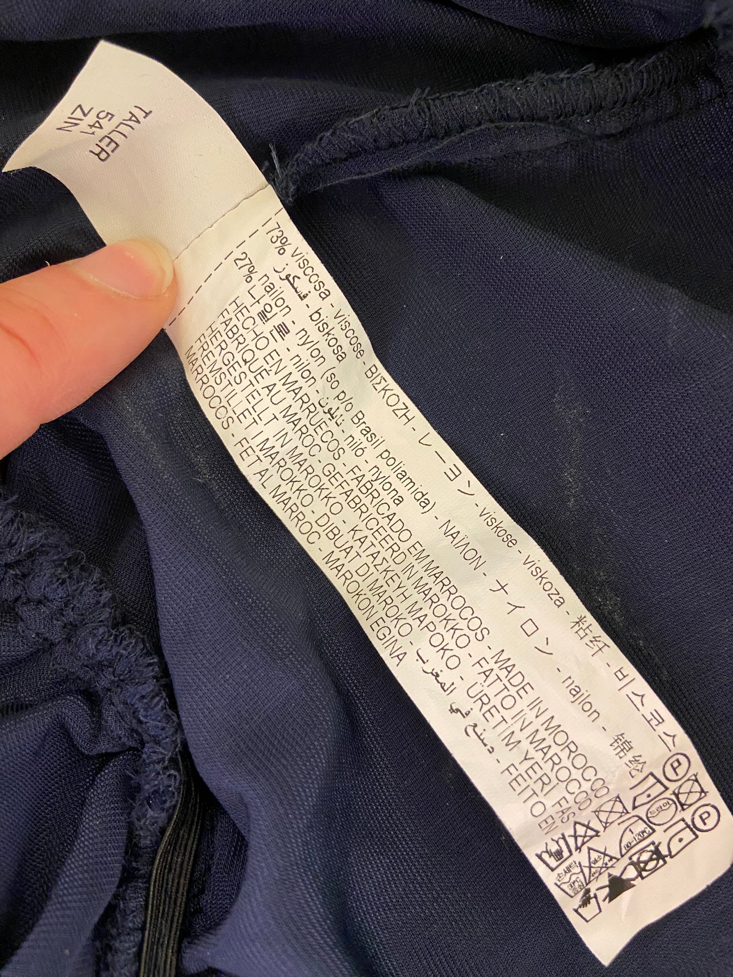 'ZARA' MIDNIGHT BLUE VELVET PUFF SLEEVED BODYSUIT