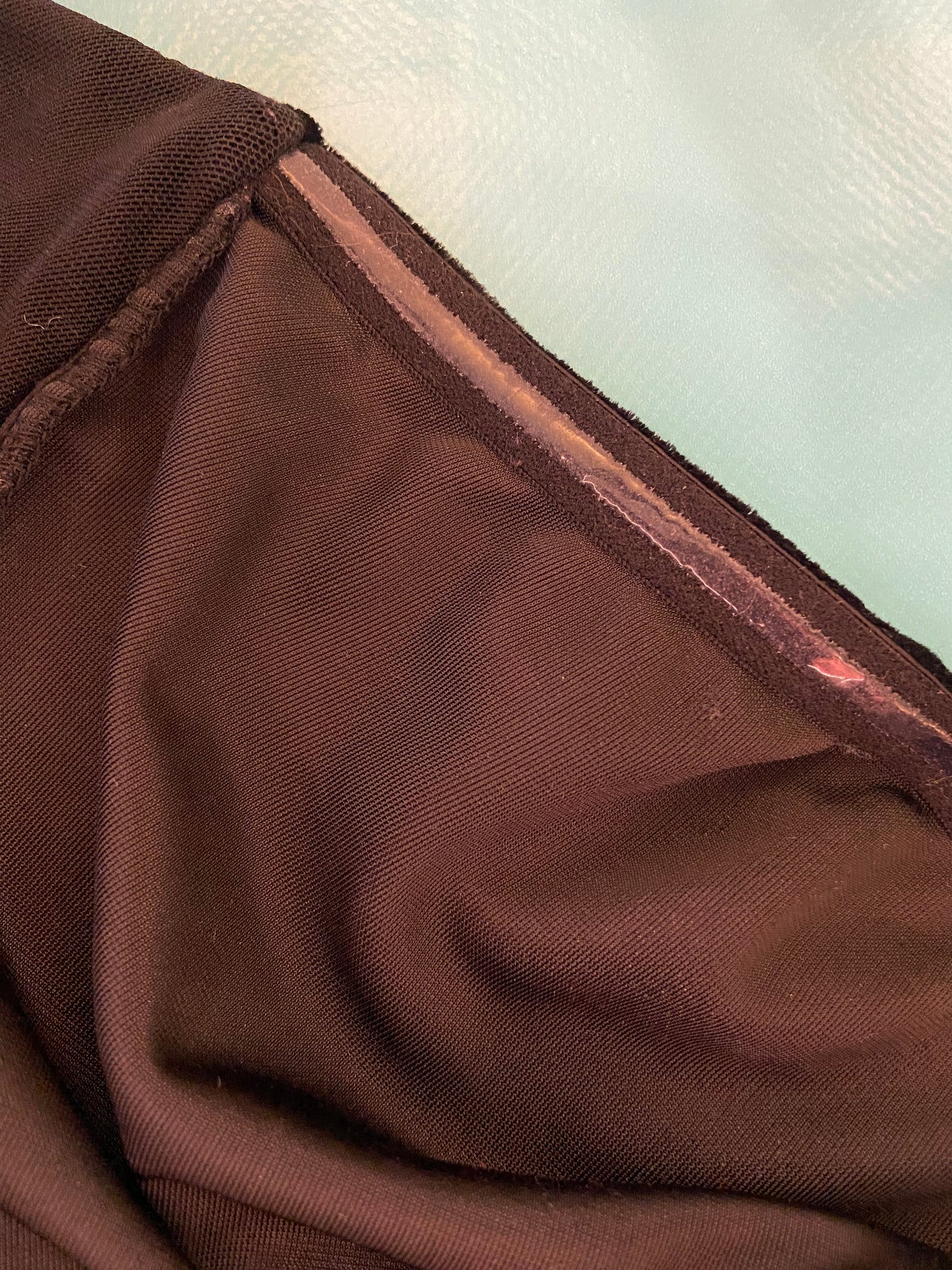 "MARCIANO" LONG SLEEVE STRETCH VELVET FULL LACE UP BACK, BLACK MINI DRESS