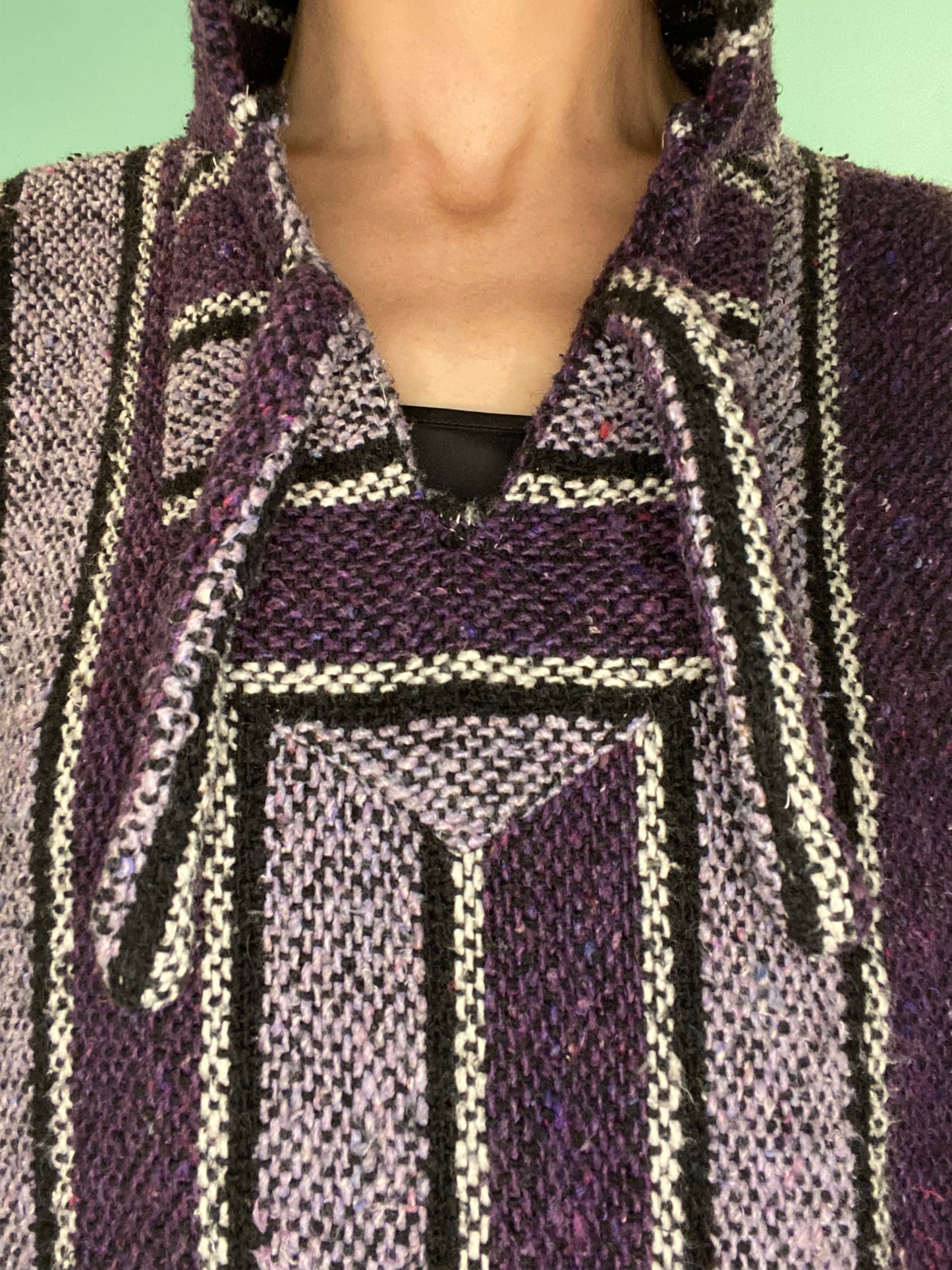 "VINTAGE" 90S HIPPIE HACKEY SACK HOODIE