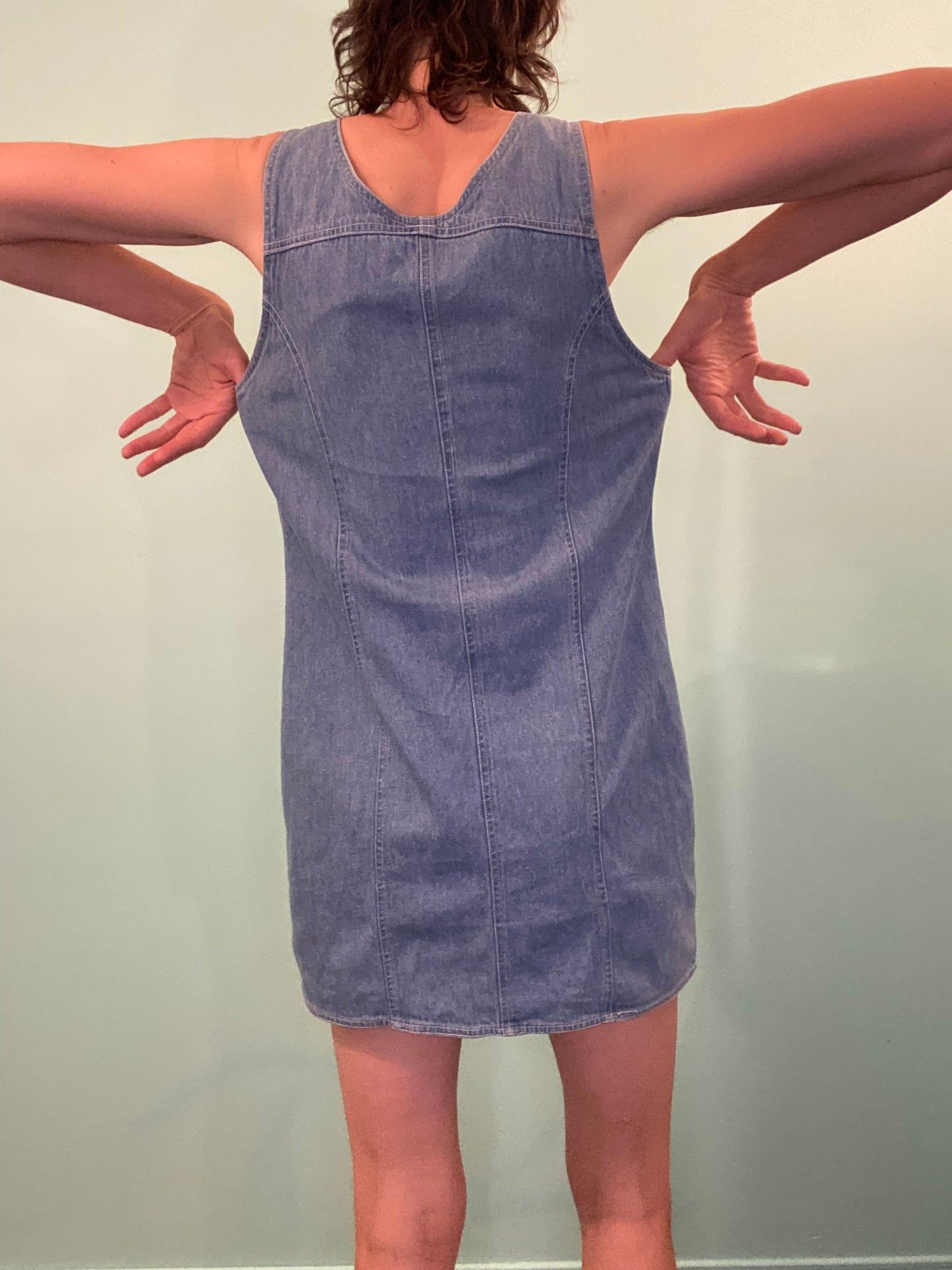 VINTAGE "725 ORIGINALS" SHORT DENIM ROMPER DRESS