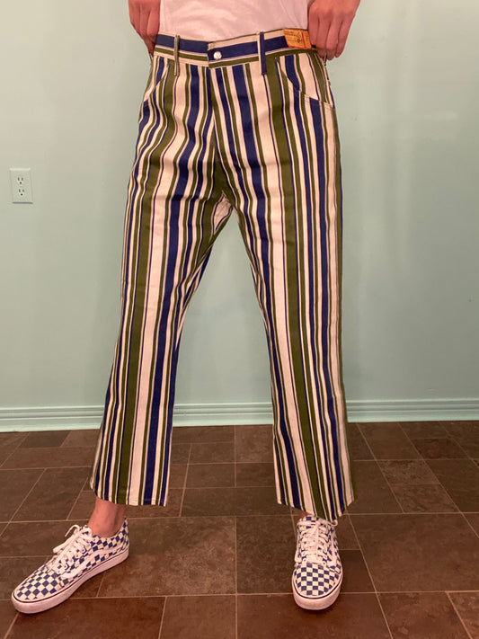 ***NEW OLD STOCK "ABALENE" INCREDIBLE STRIPED JEANS