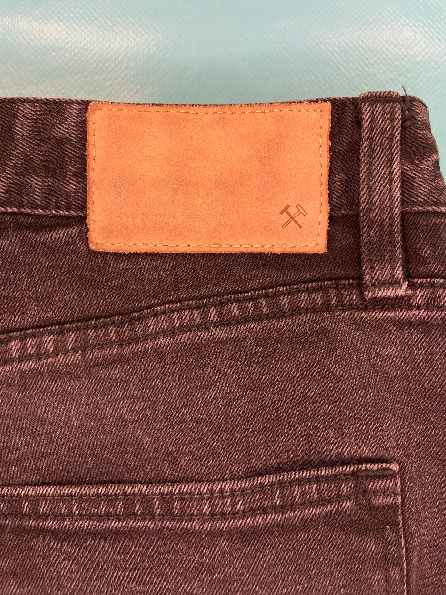 "TOPMAN" STRETCH SKINNY FIT BLACK JEANS