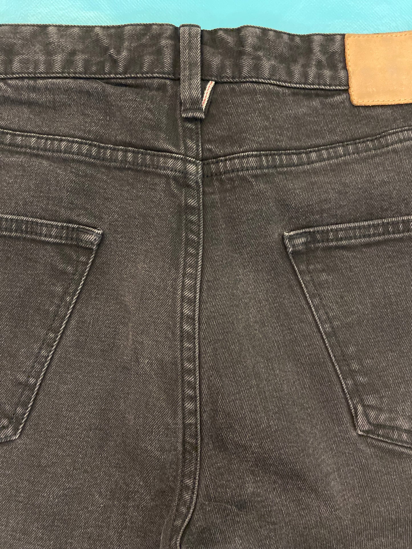 "TOPMAN" STRETCH SKINNY FIT BLACK JEANS