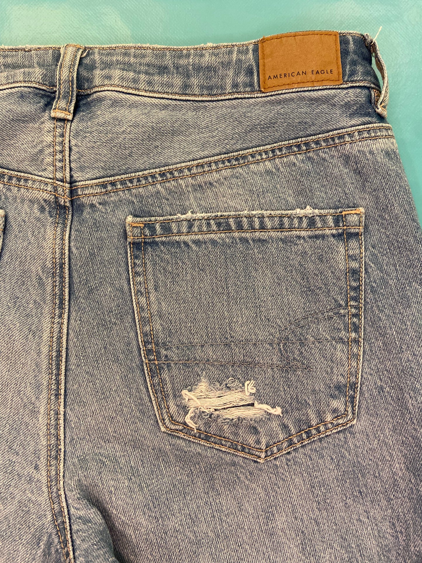 "ABERCROMBIE" PATCHWORK JEANS