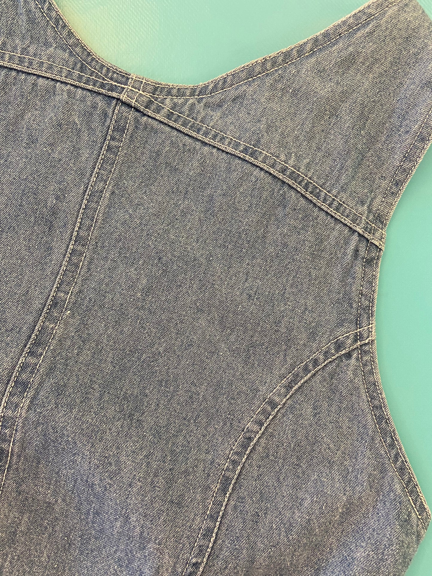 VINTAGE "725 ORIGINALS" SHORT DENIM ROMPER DRESS