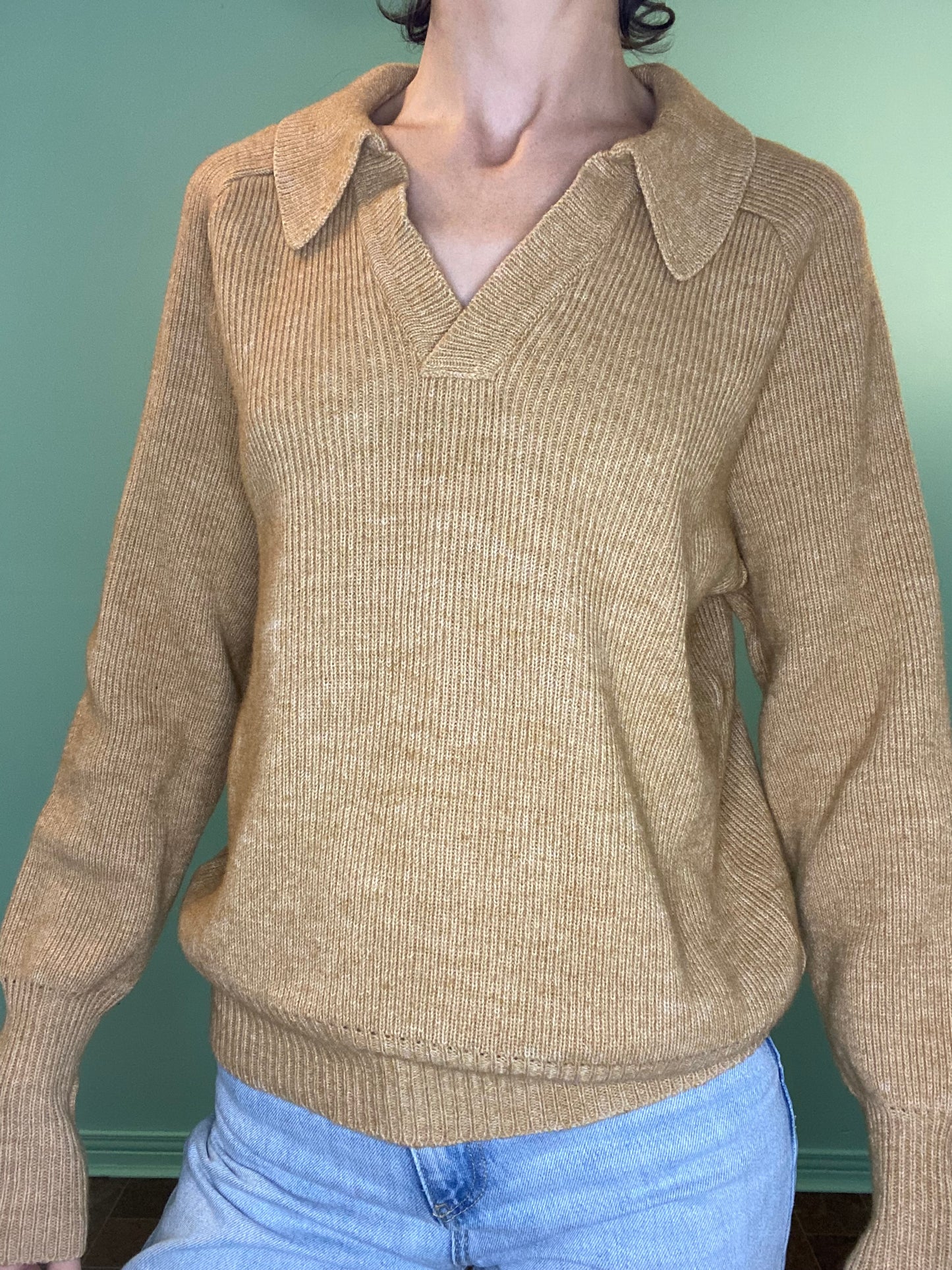 VINTAGE CARAMEL "INGO" SWEATER