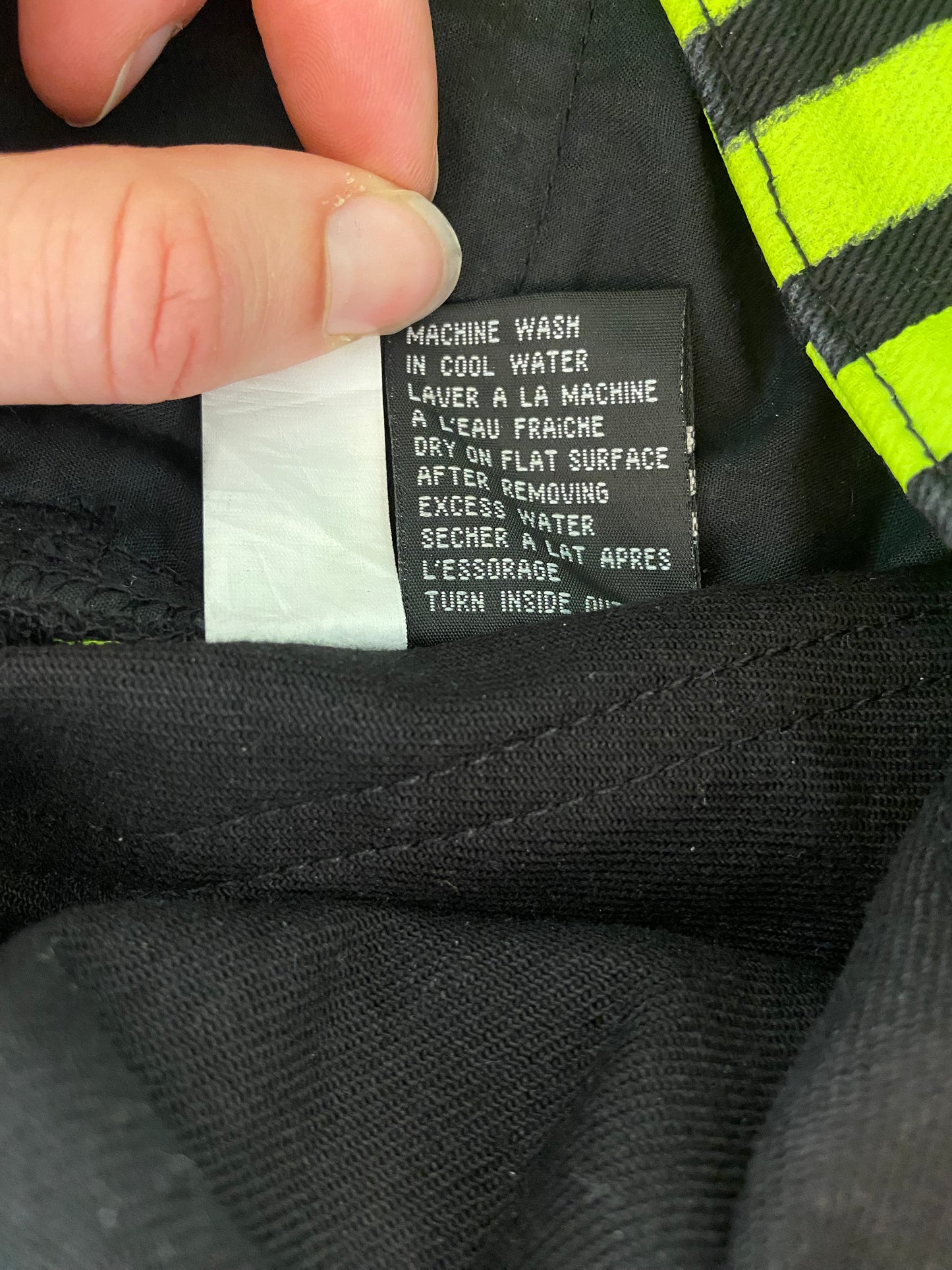 SPOOKY "TRIPP NYC" GREEN AND BLACK STRIPED JEANS