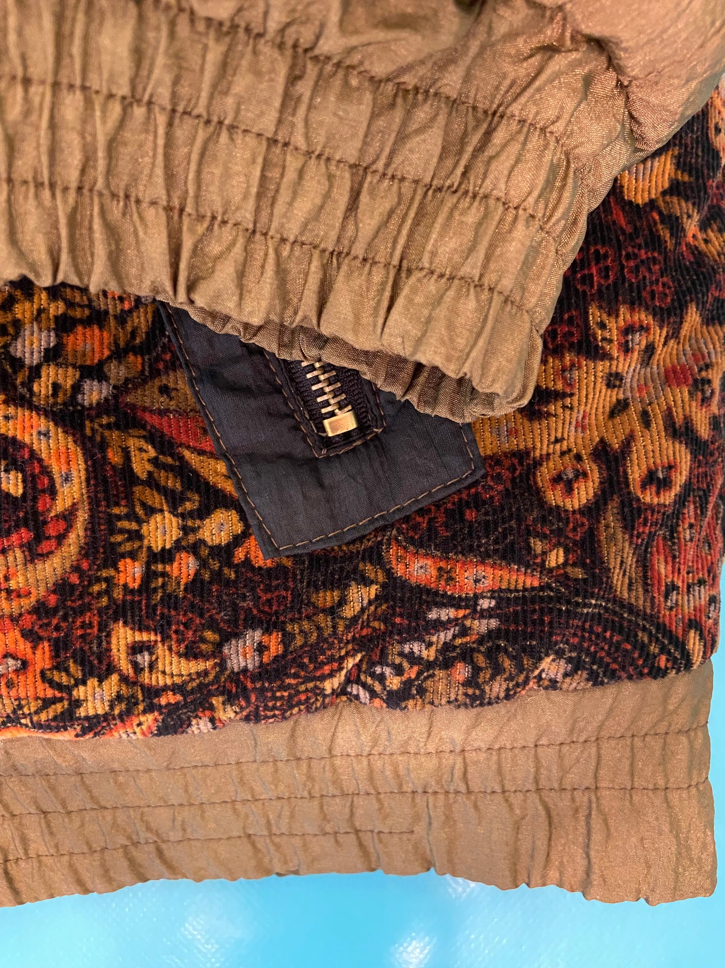 INCREDIBLE VINTAGE 90'S "LES VETEMENTS" PUFFY COLOUR BLOCK COAT